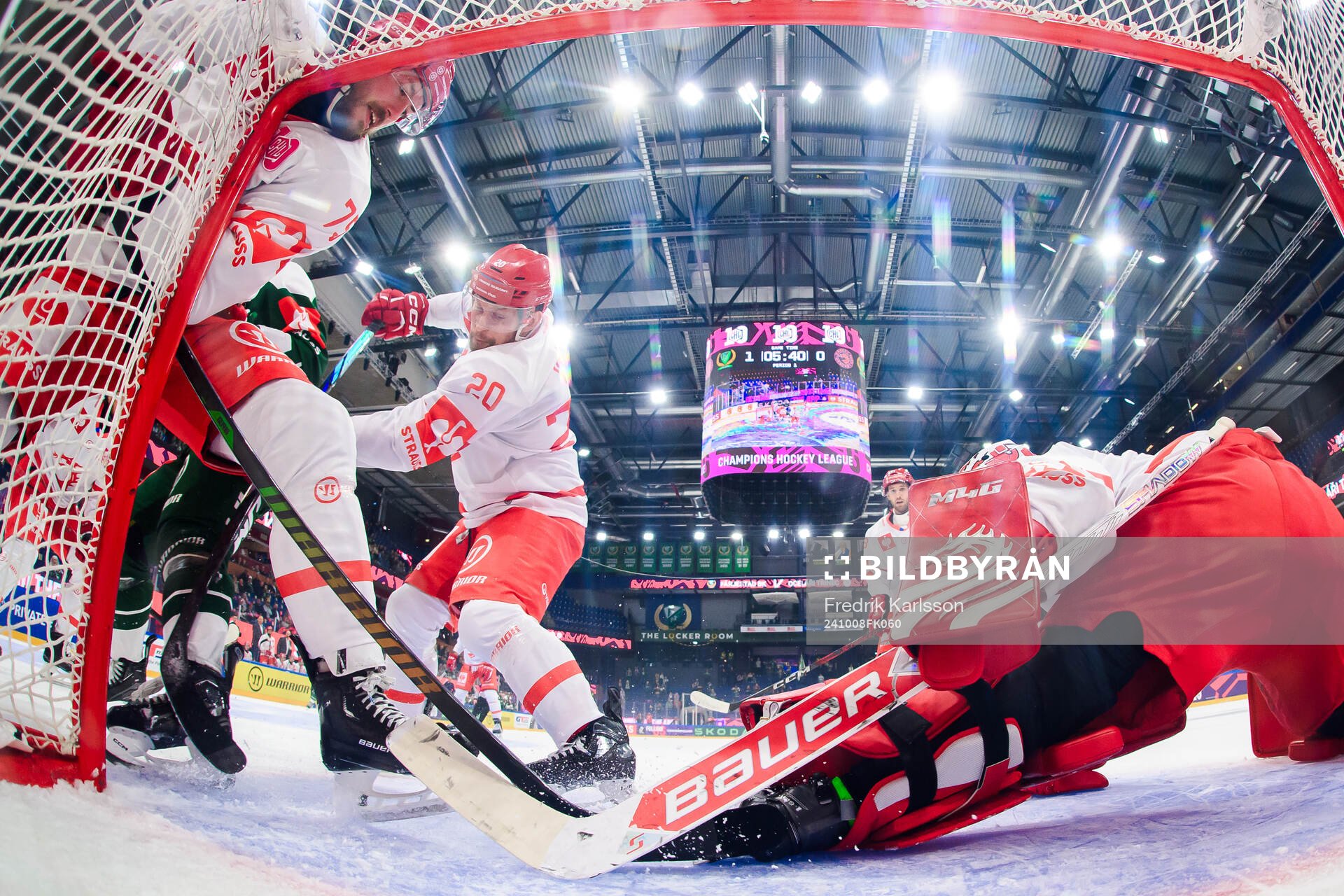 Richard Nedomlel and Petr Vrana of Ocelari Trinec