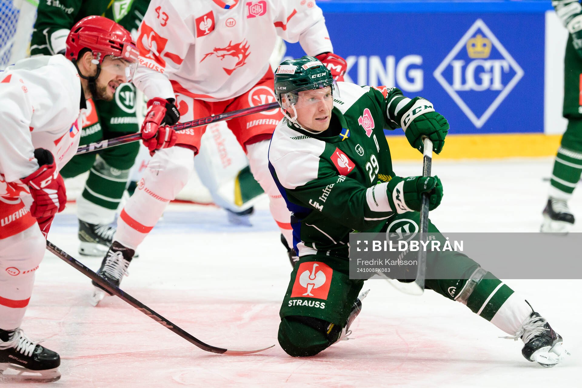 Oscar Steen of Färjestad