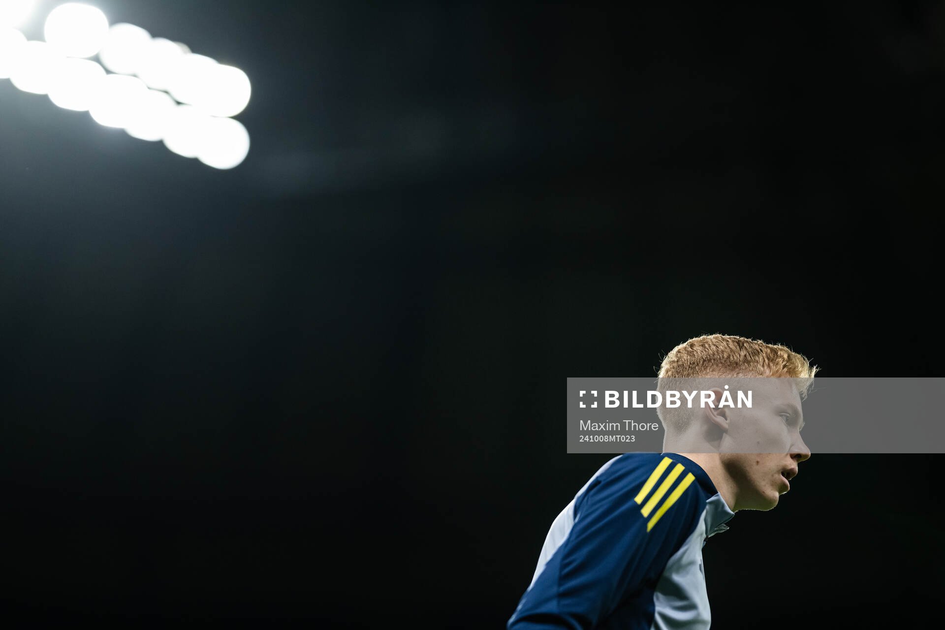 Hugo Larsson of the Swedish men’s national football team