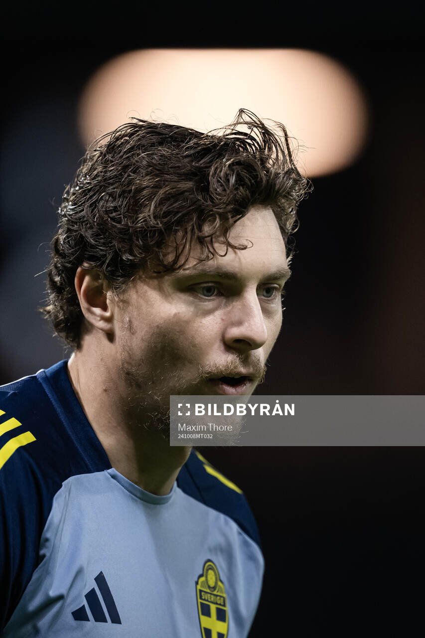 Victor Nilsson Lindelöf of the Swedish men’s national