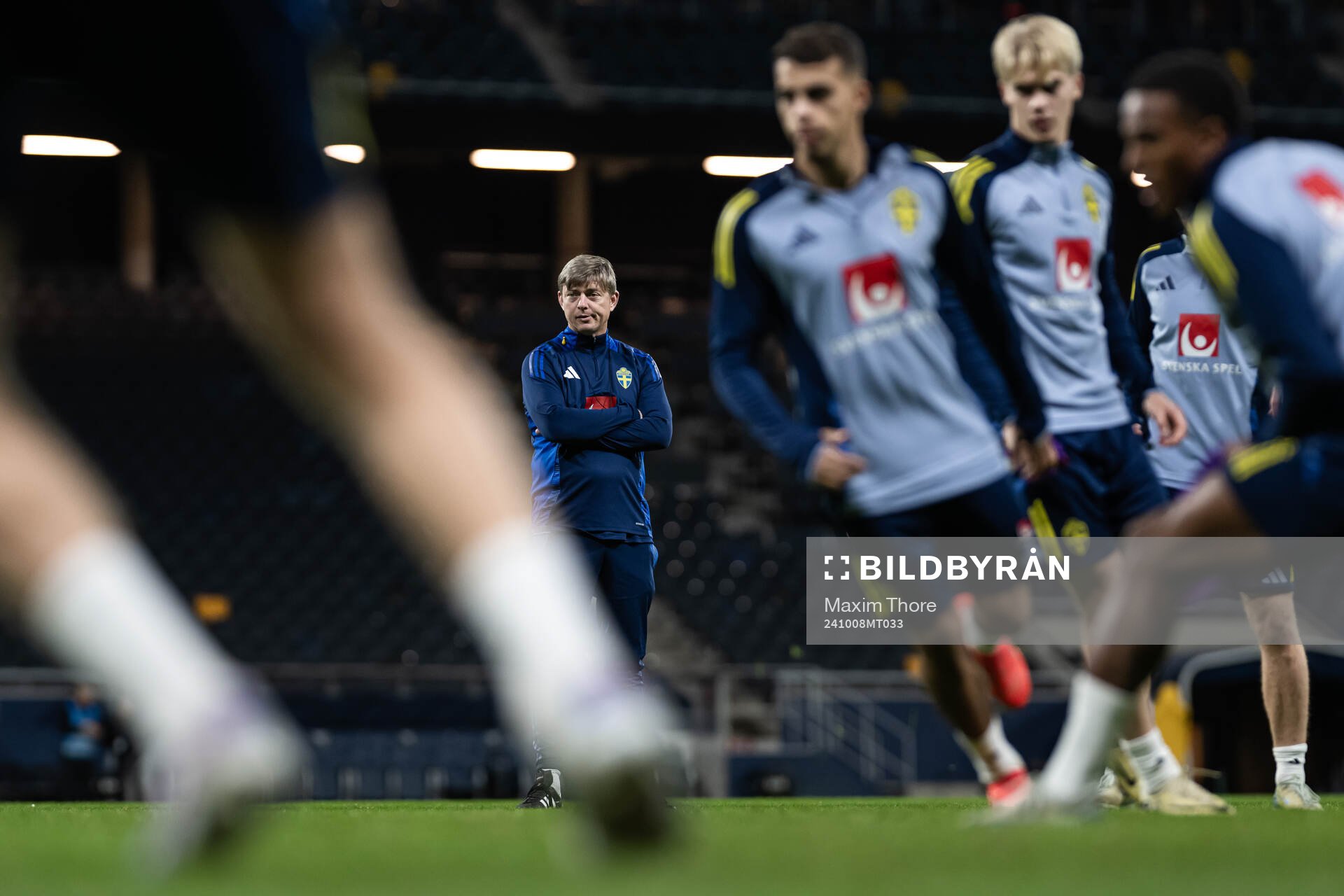 Head coach Jon Dahl Tomasson of the Swedish men’s