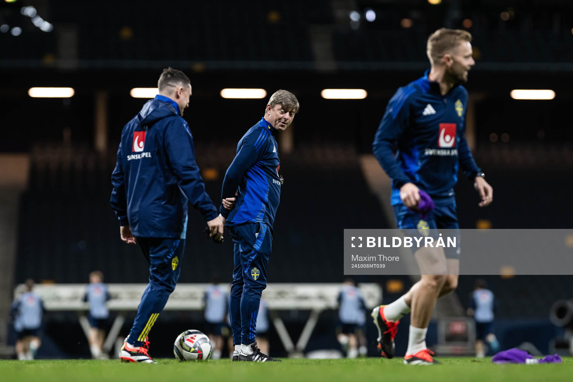 Head coach Jon Dahl Tomasson of the Swedish men’s