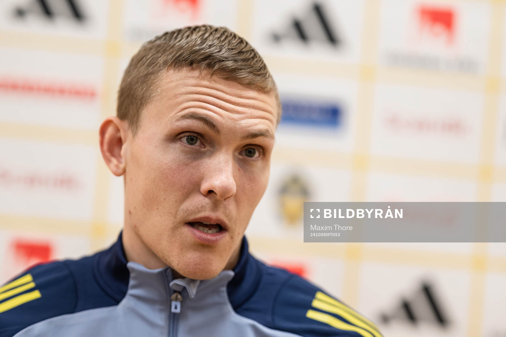 Ludwig Augustinsson of the Swedish men’s national