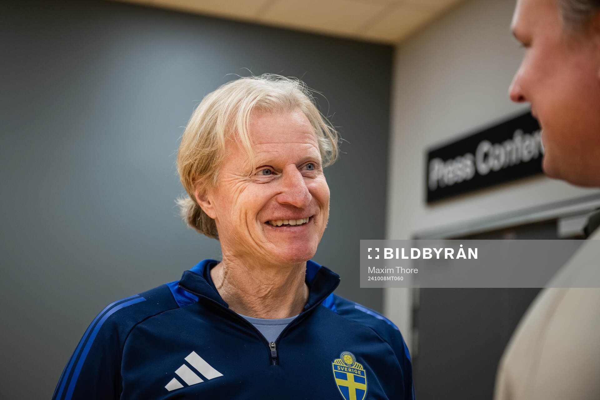 Stefan Pettersson, team manager of the Swedish men’s