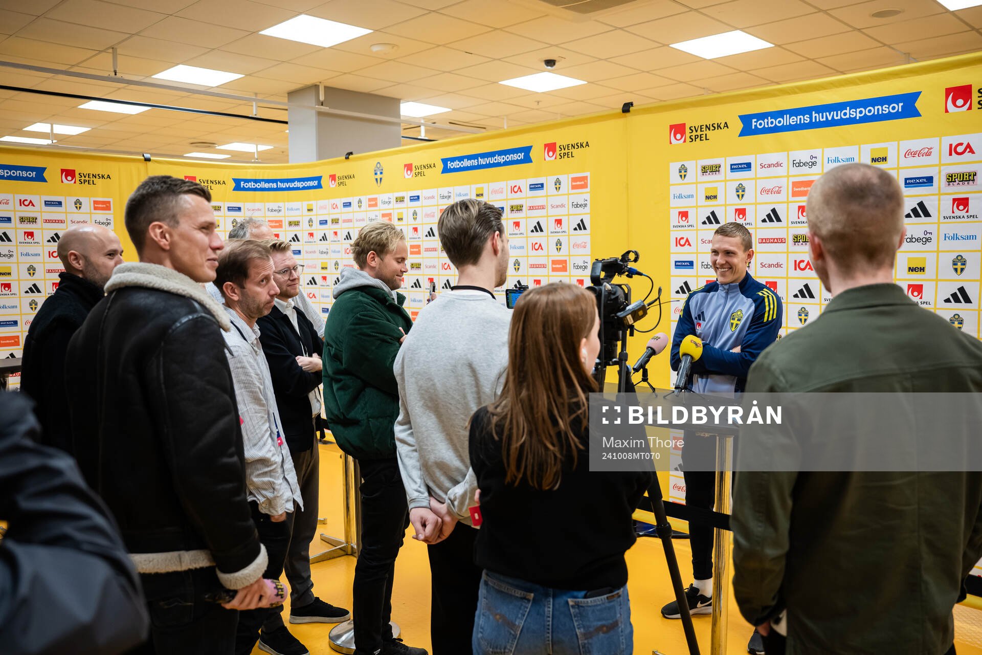 Ludwig Augustinsson of the Swedish men’s national