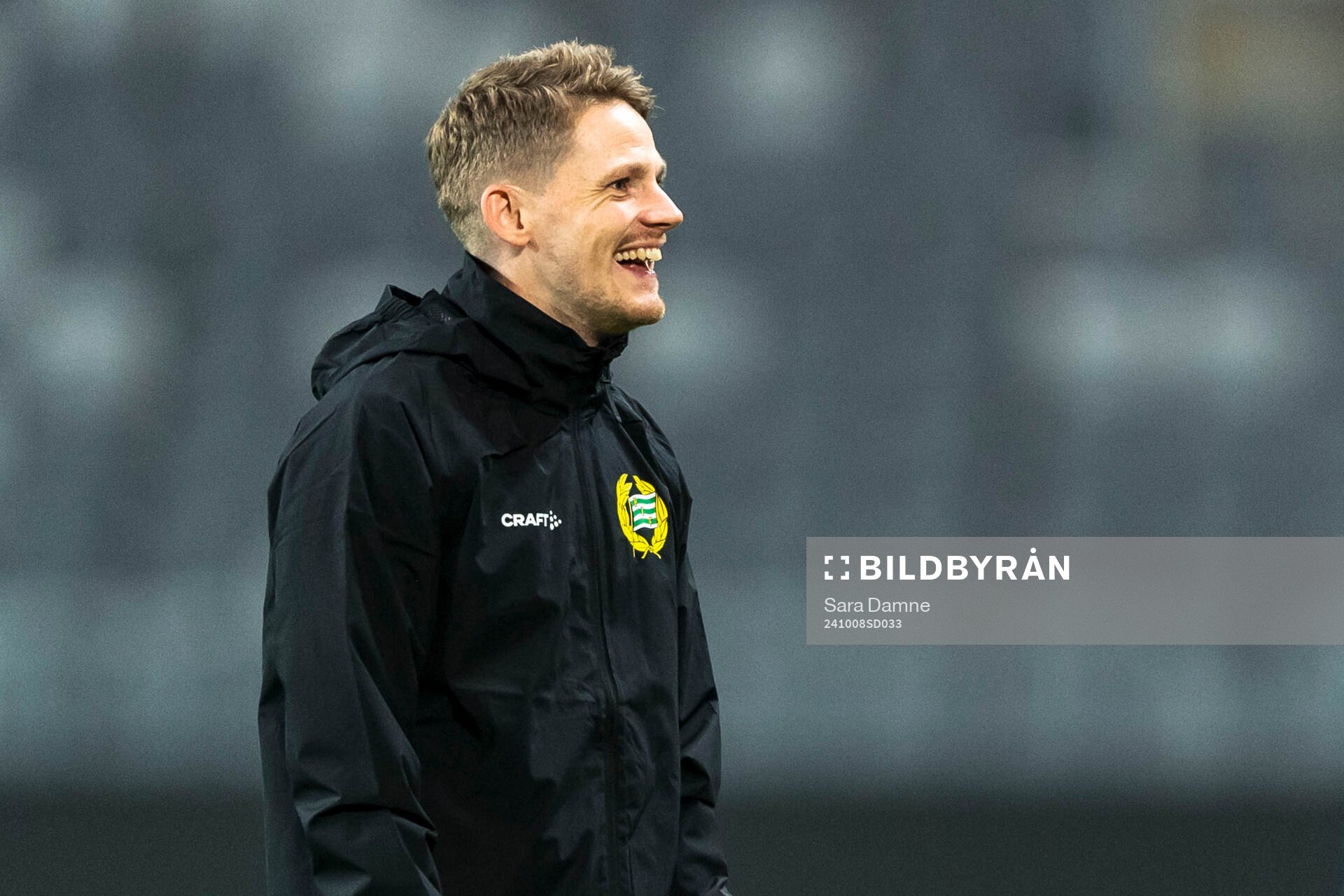 Assistant coach William Strömberg of Hammarby at a