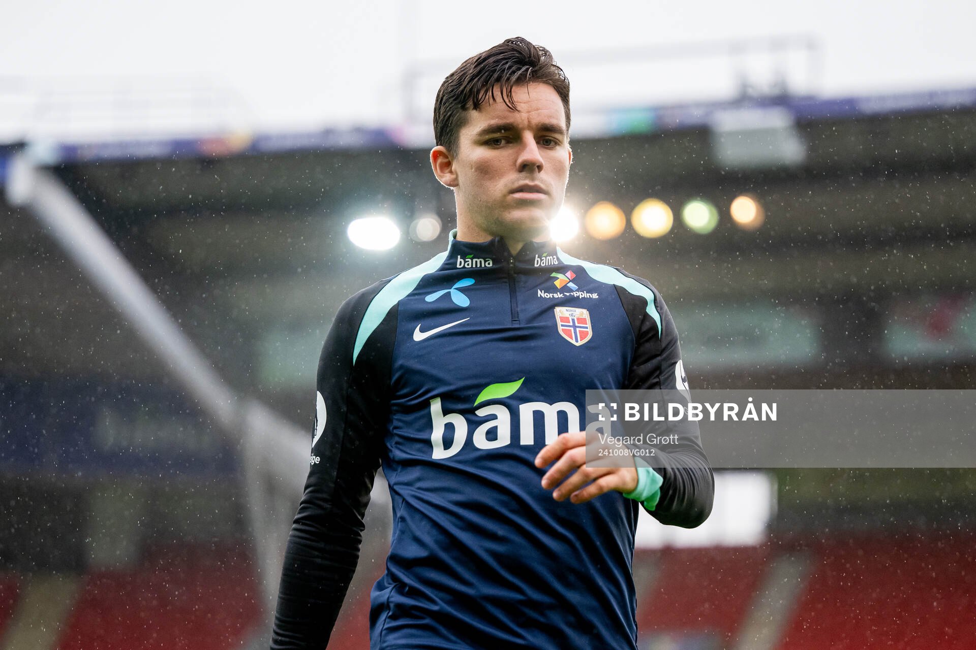 Hugo Vetlesen of the Norwegian national football team