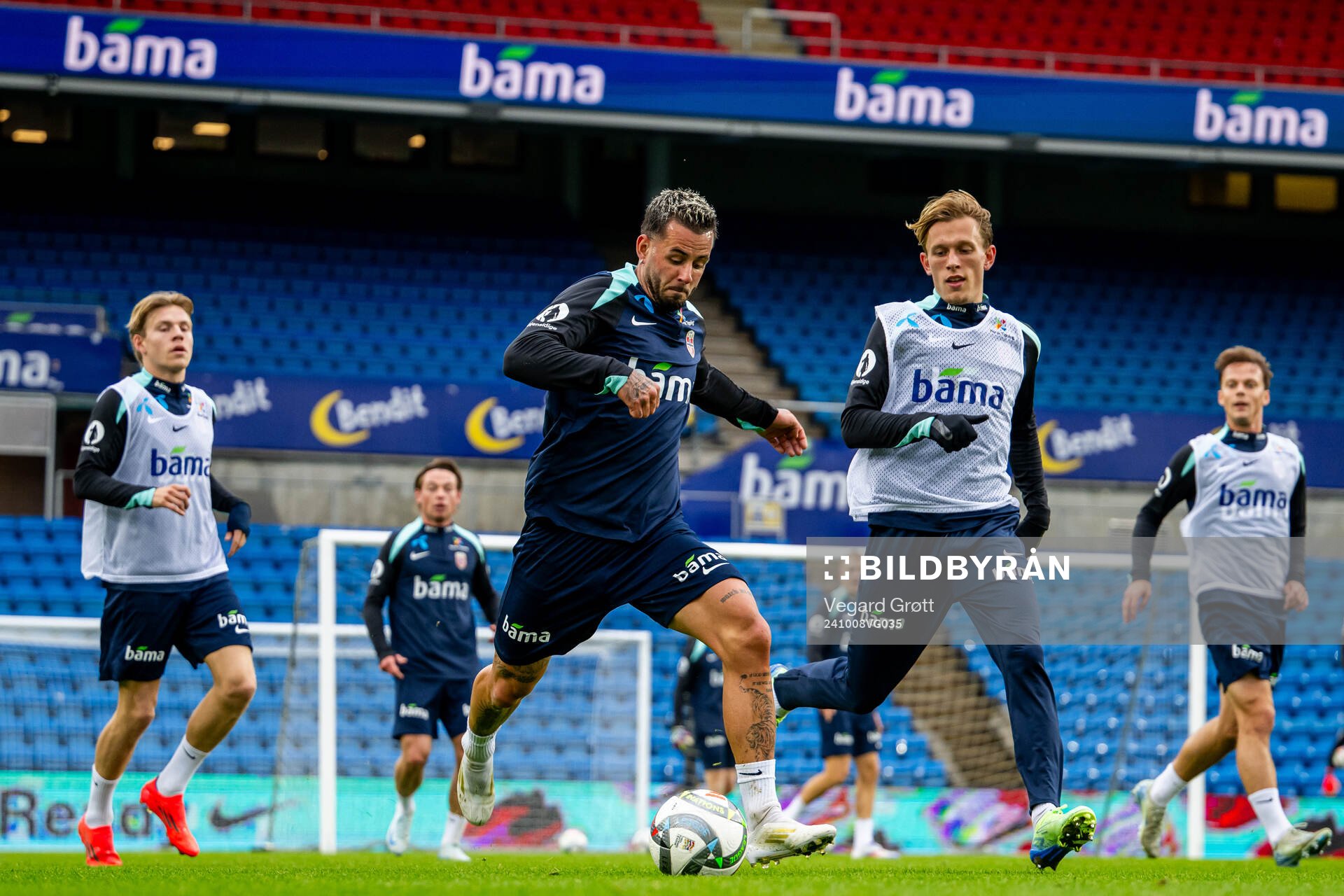 Aron Dønnum and Marcus Holmgren Pedersen of the Norwegian