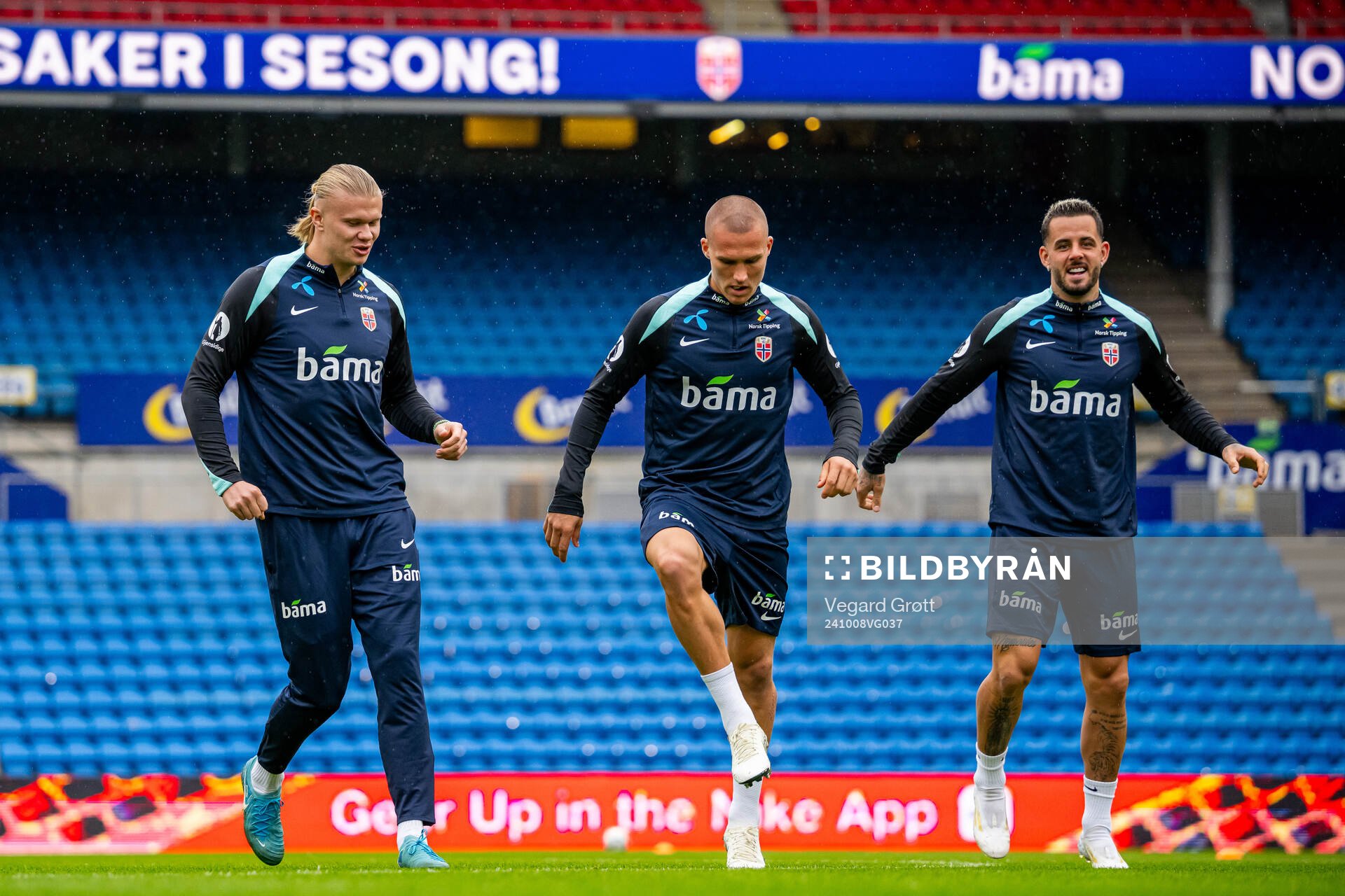 Erling Braut Haaland, Leo Skiri Østigård and Aron Dønnum