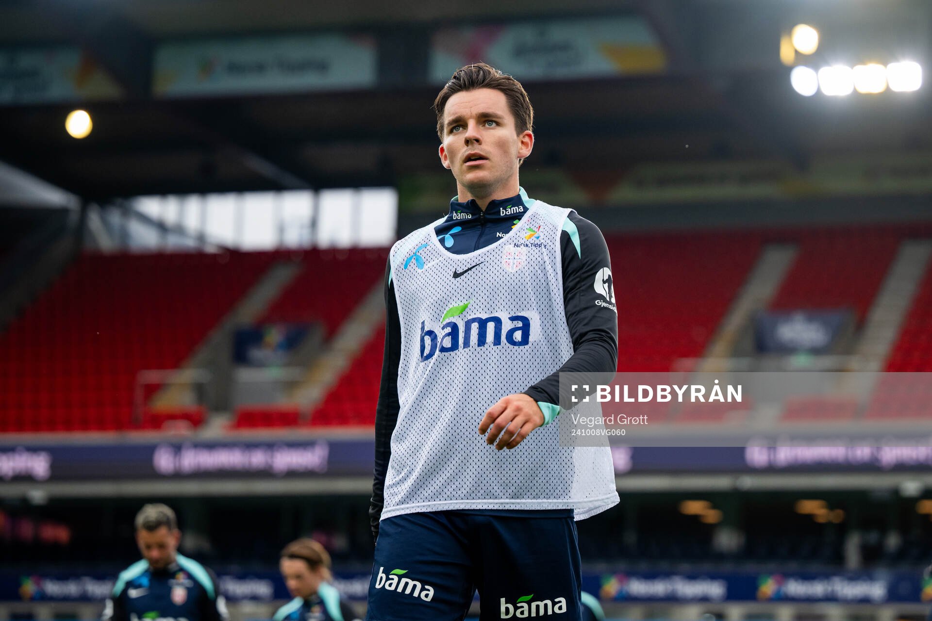 Hugo Vetlesen of the Norwegian national football team