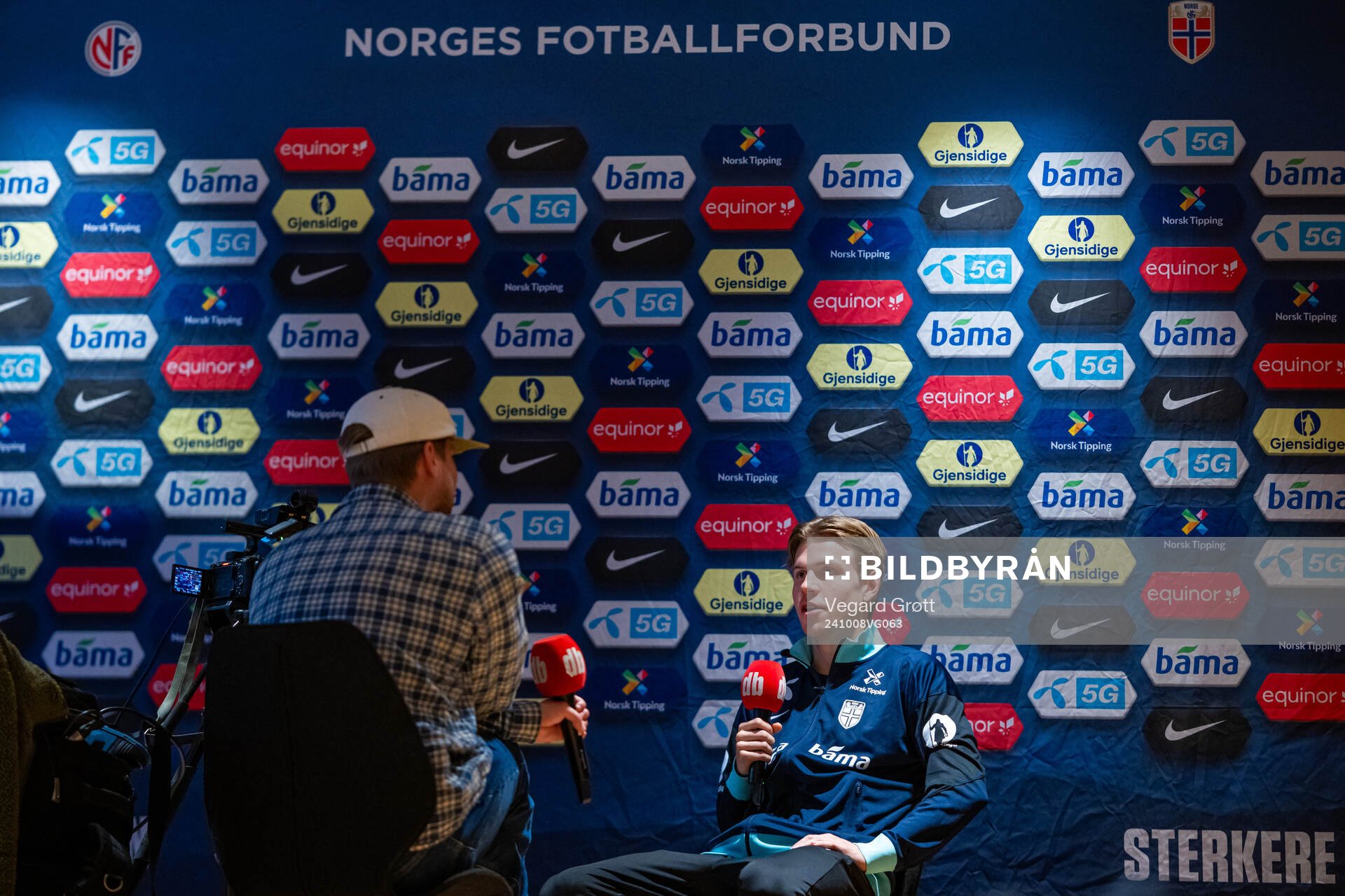 Jens Petter Hauge of the Norwegian national football team