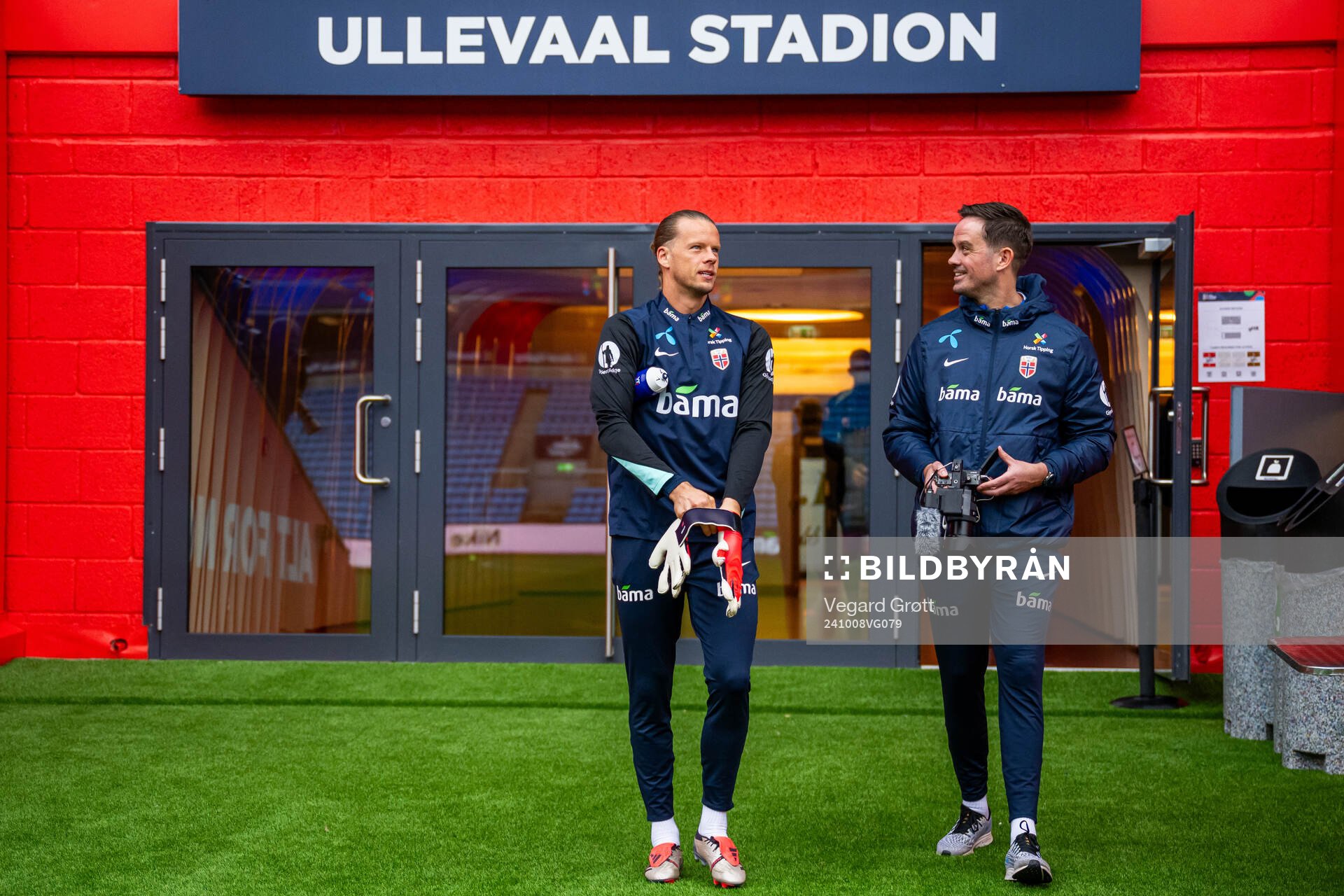 Goalkeeper Ørjan Håskjold Nyland and content producer