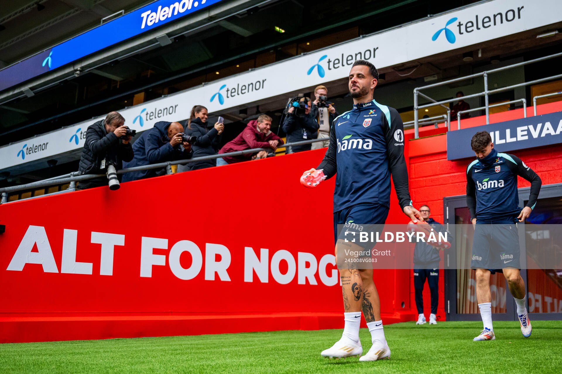 Aron Dønnum of the Norwegian national football team