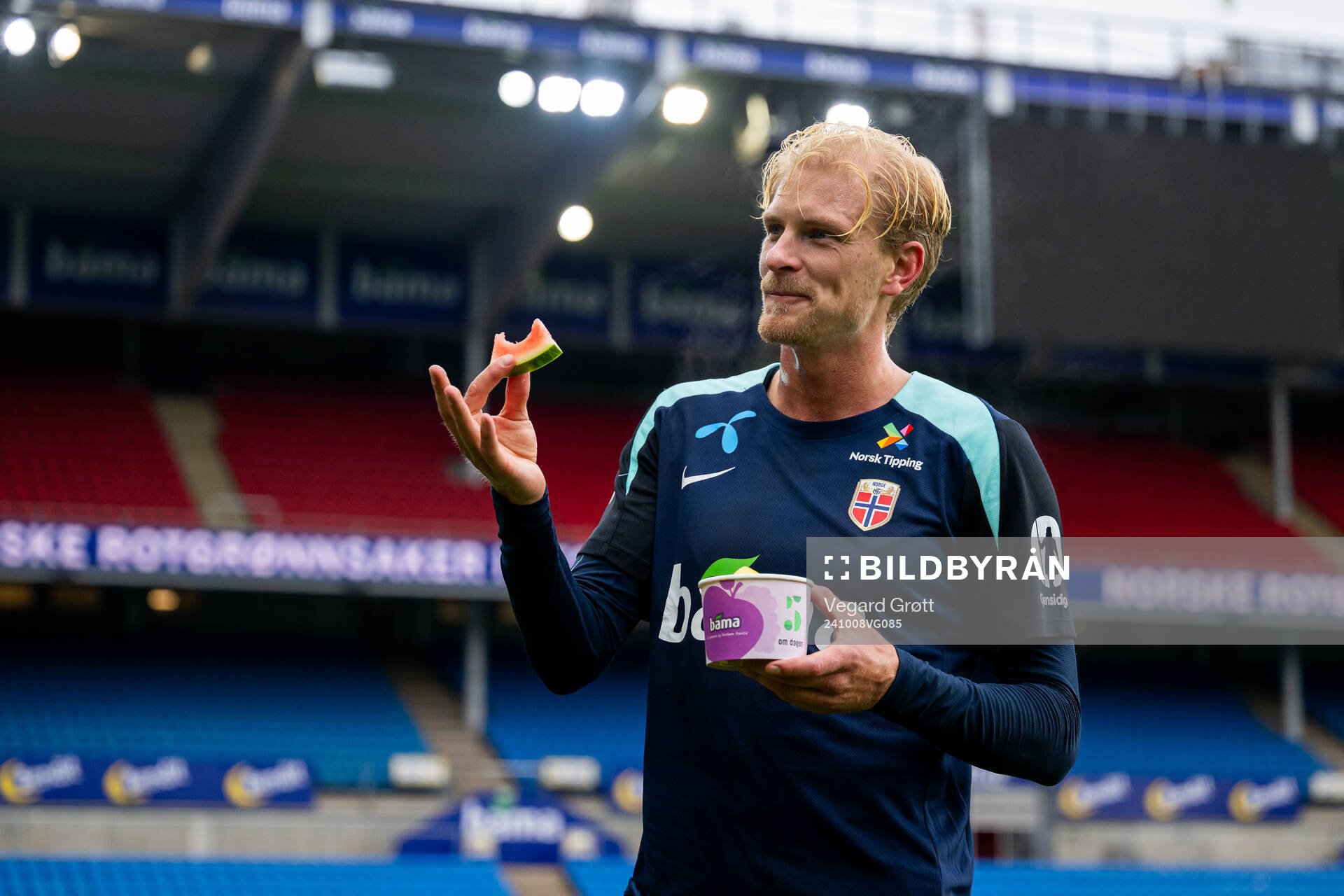 Morten Thorsby of the Norwegian national football team
