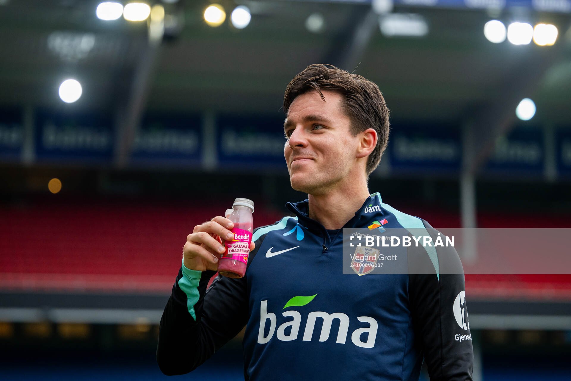 Hugo Vetlesen of the Norwegian national football team