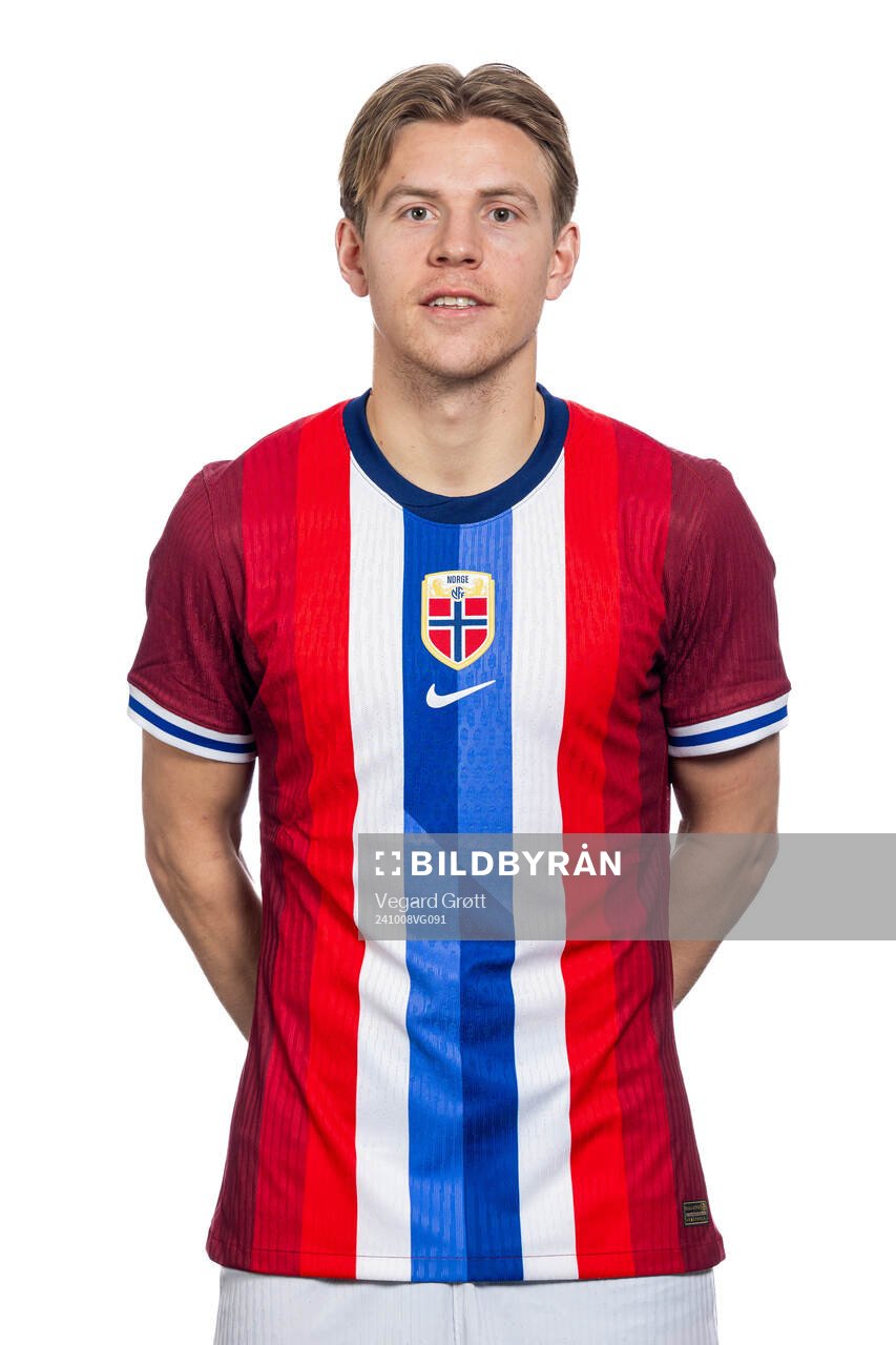 Jens Petter Hauge of the Norwegian national football team