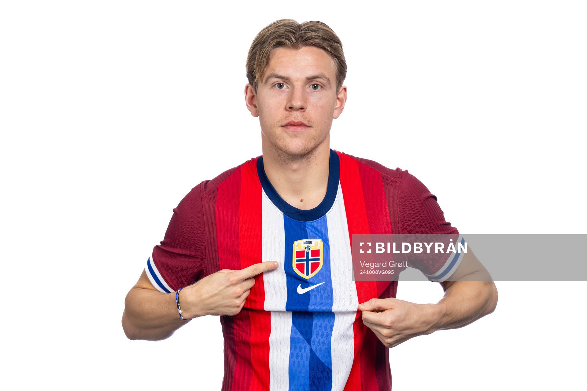 Jens Petter Hauge of the Norwegian national football team