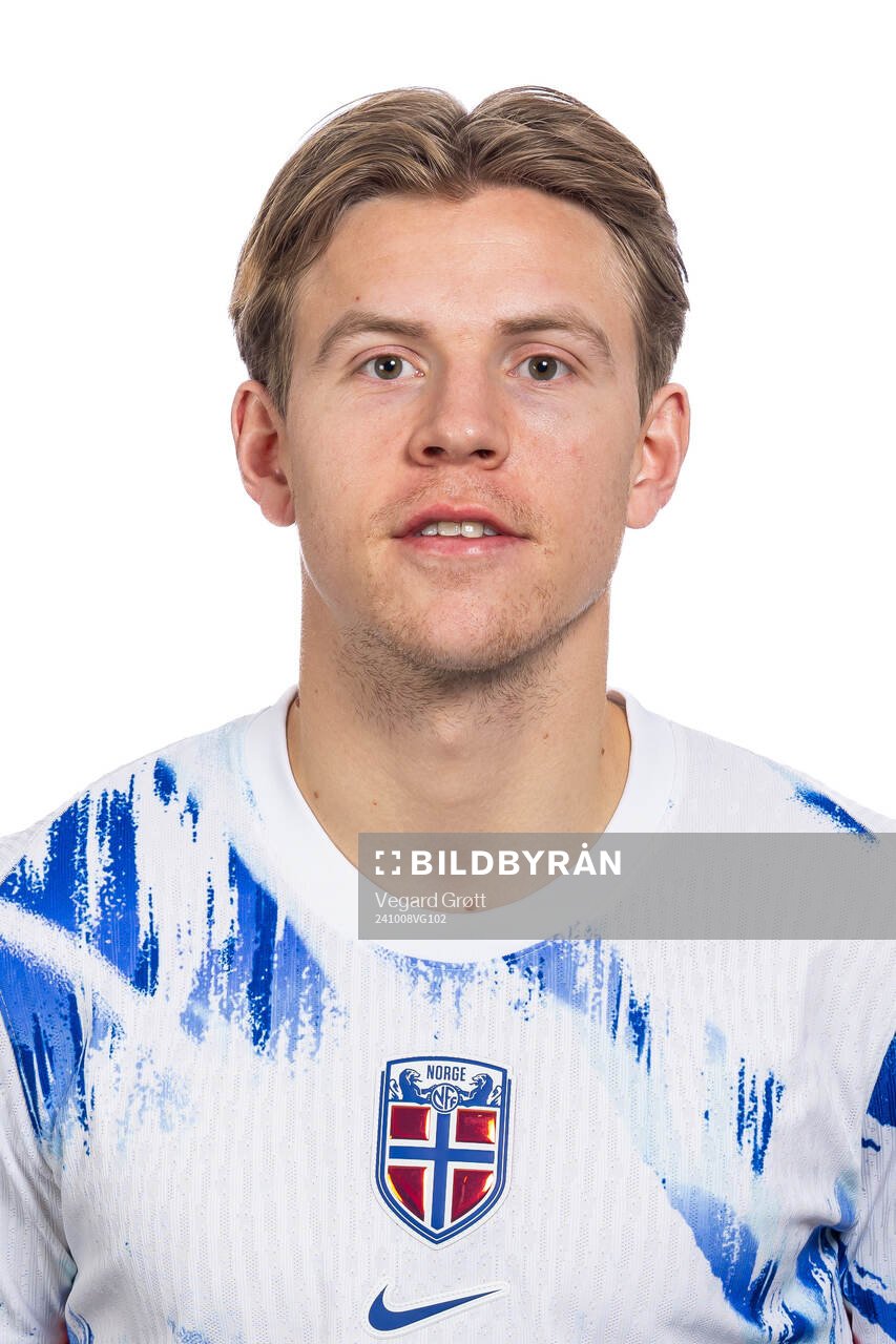 Jens Petter Hauge of the Norwegian national football team