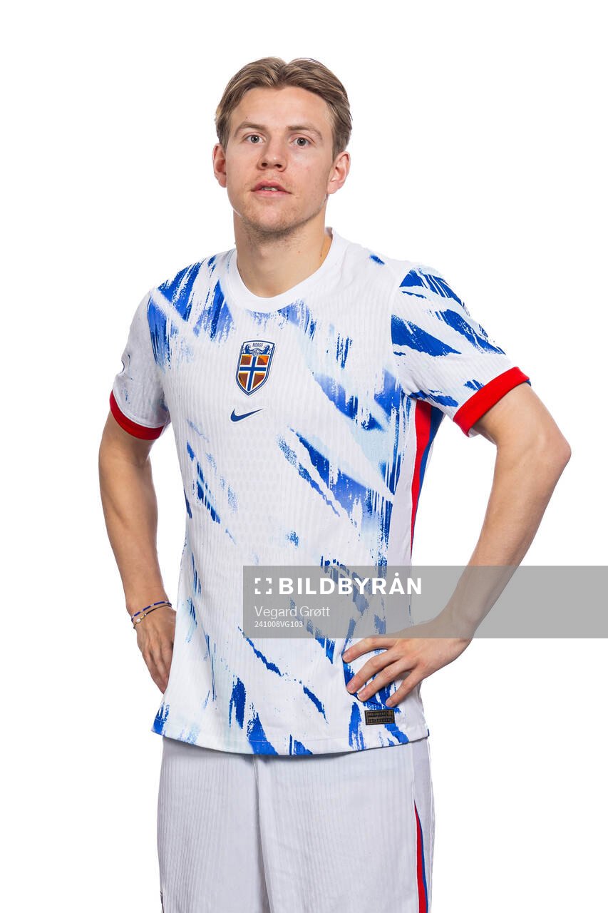 Jens Petter Hauge of the Norwegian national football team