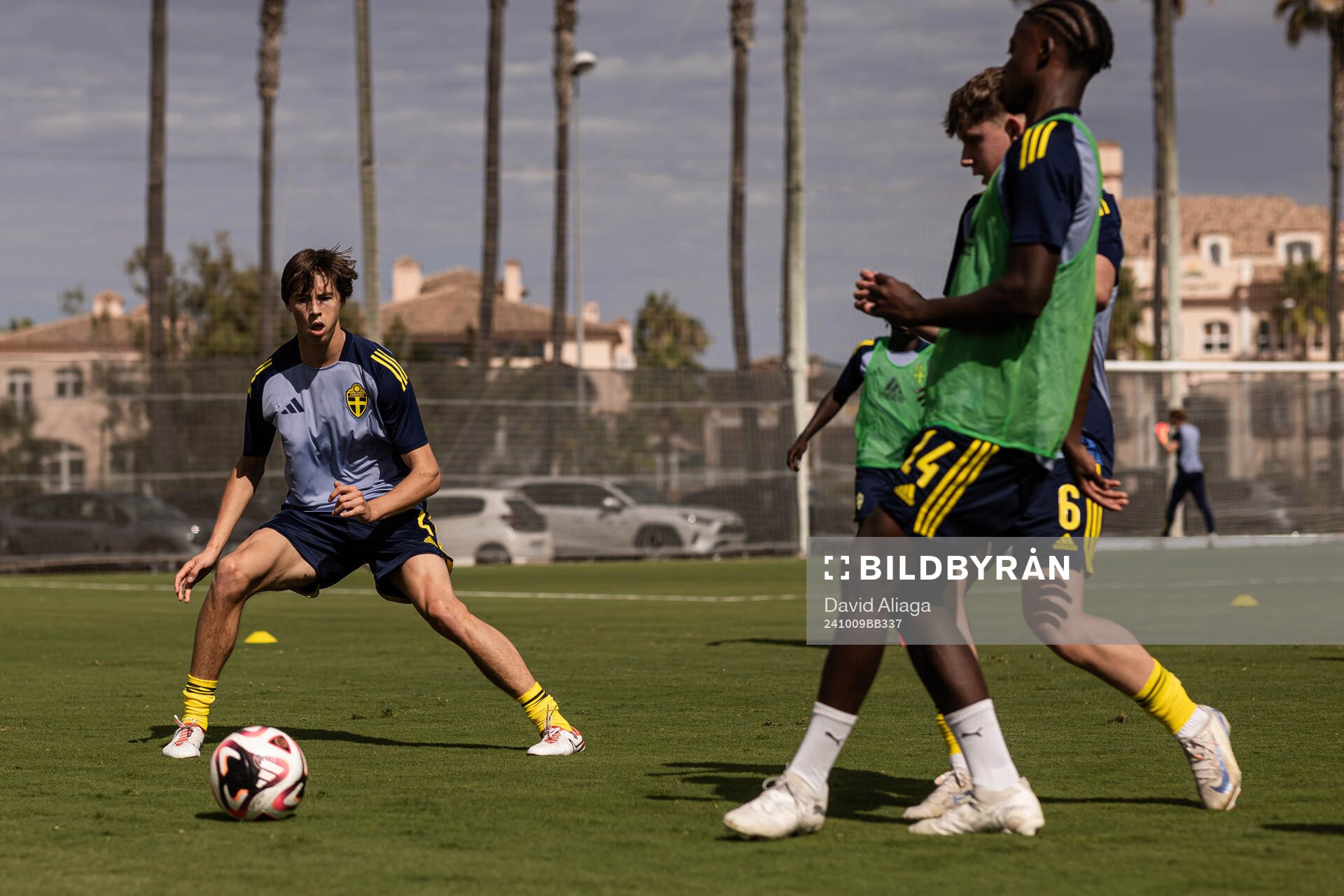 John Mellberg of Sweden at warm up