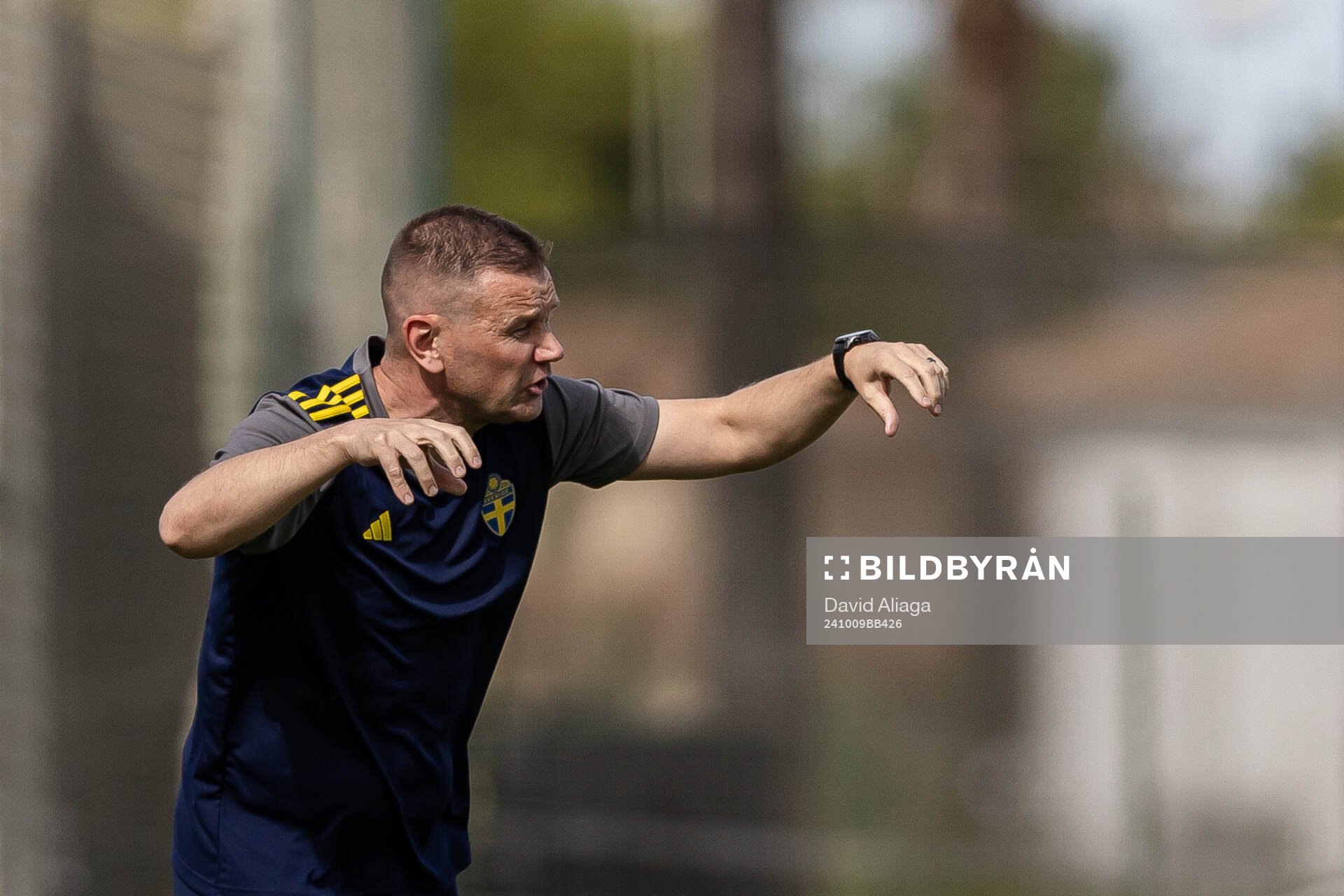 Head coach Andreas Pettersson