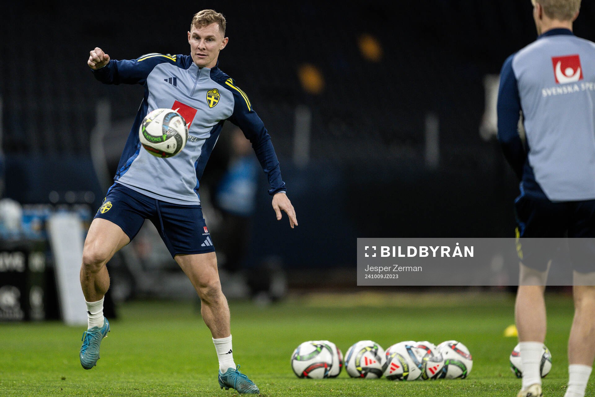 Emil Krafth of the Swedish men's football national team at