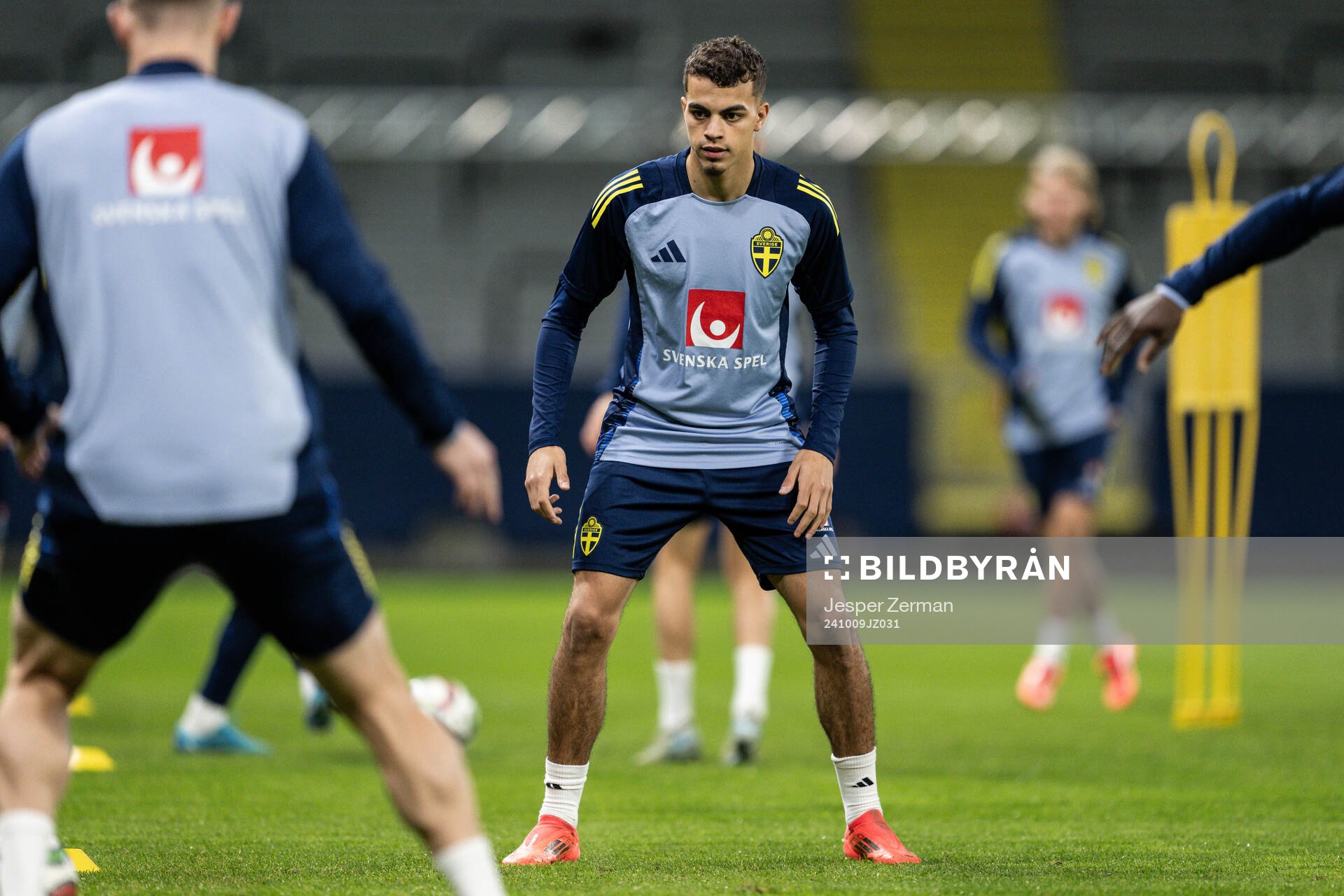 Yasin Ayari of the Swedish men's football national team at