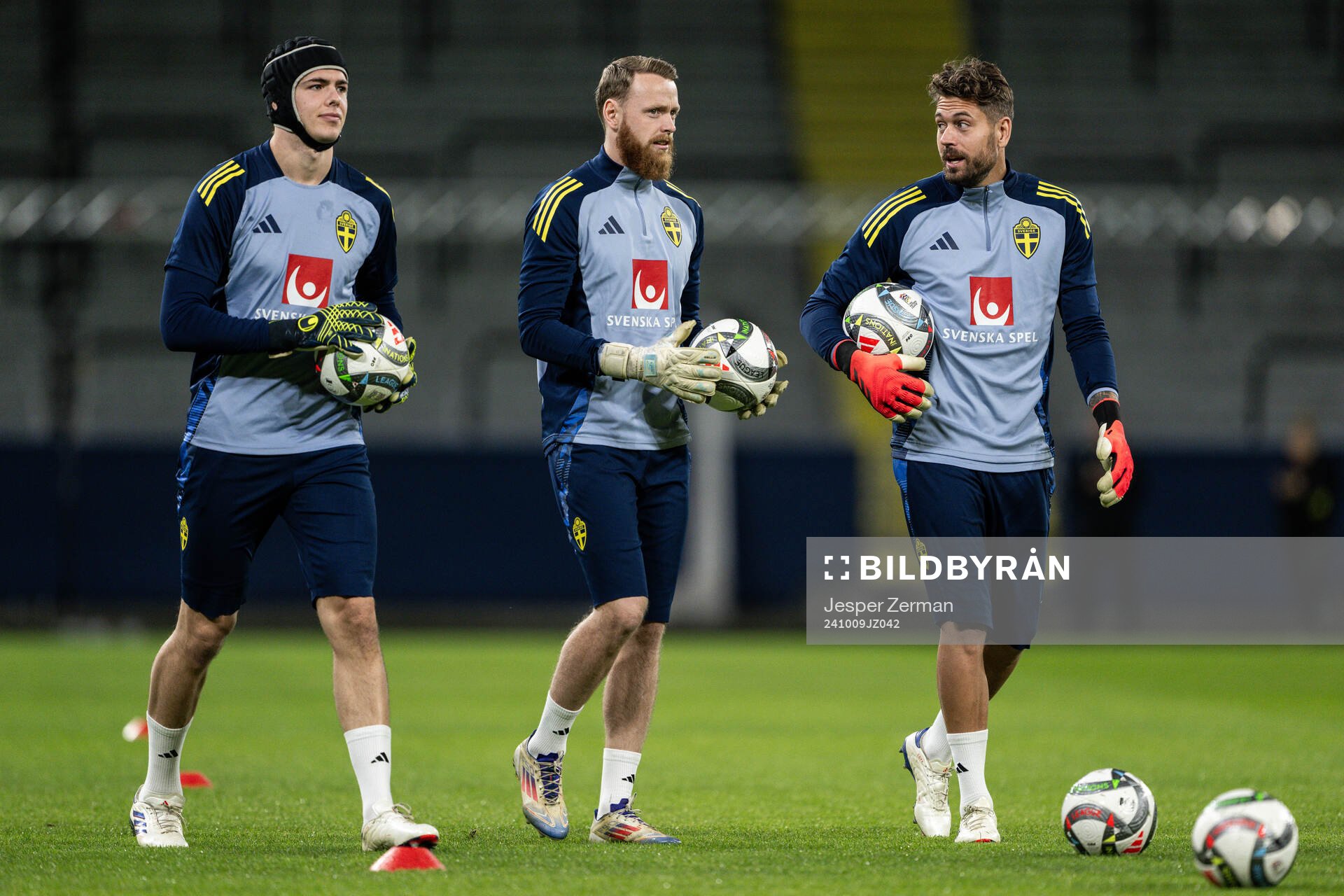 goalkeeper Jacob Widell Zetterström, goalkeeper Viktor