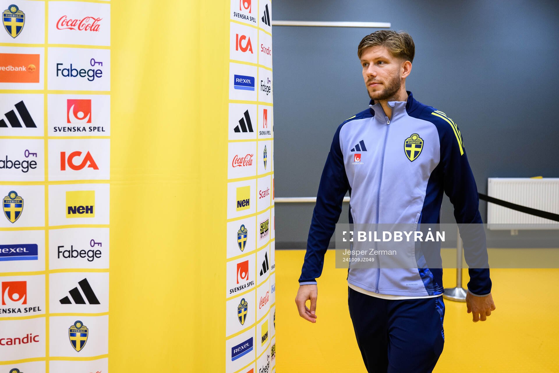 Anton Salétros of the Swedish men's football national team