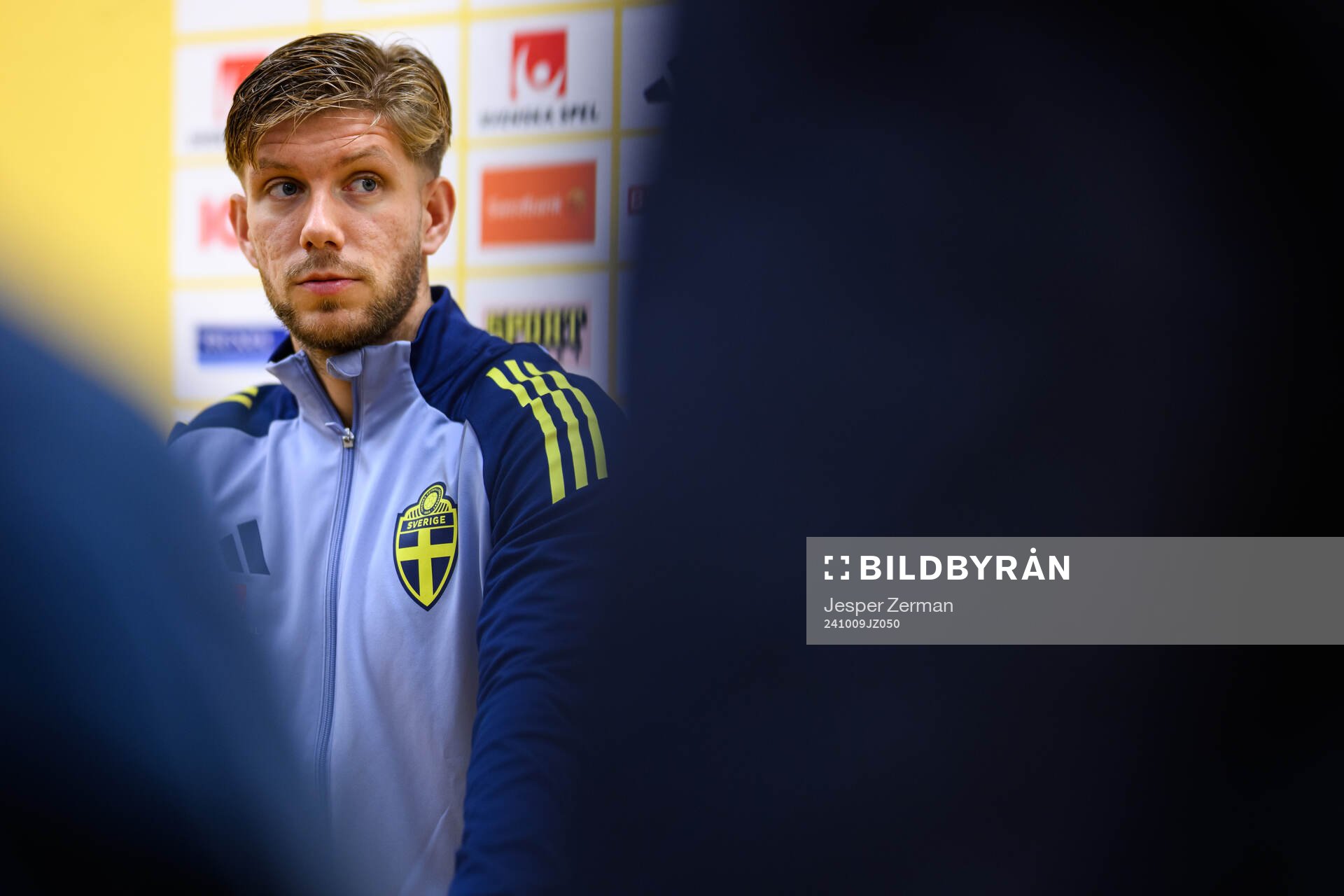 Anton Salétros of the Swedish men's football national team