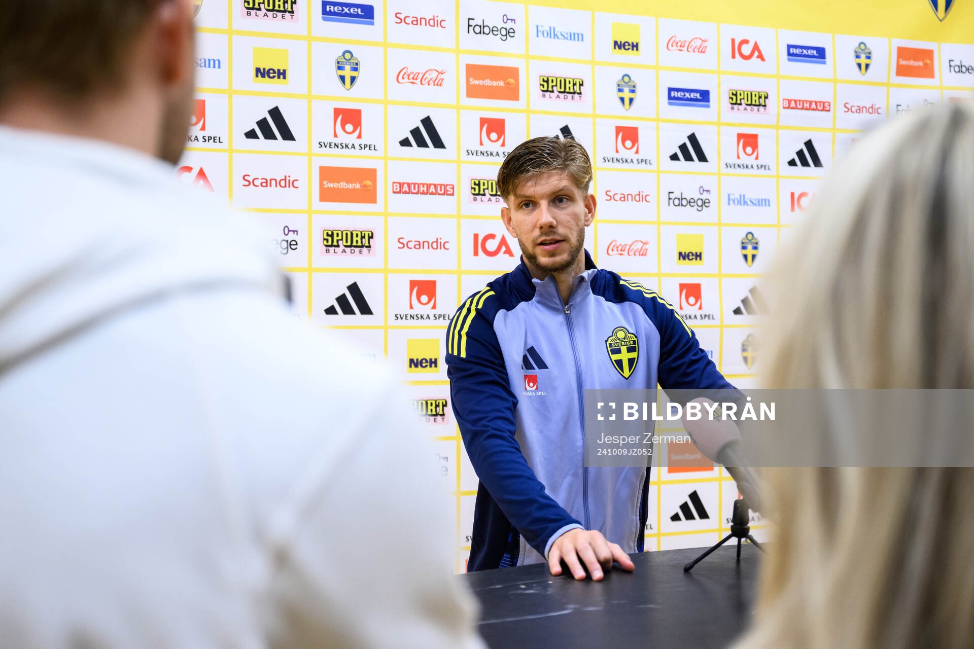 Anton Salétros of the Swedish men's football national team