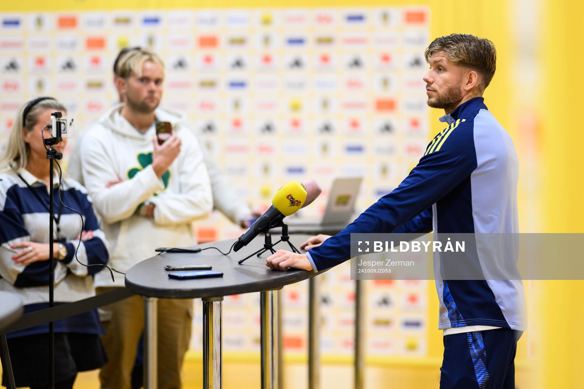 Anton Salétros of the Swedish men's football national team