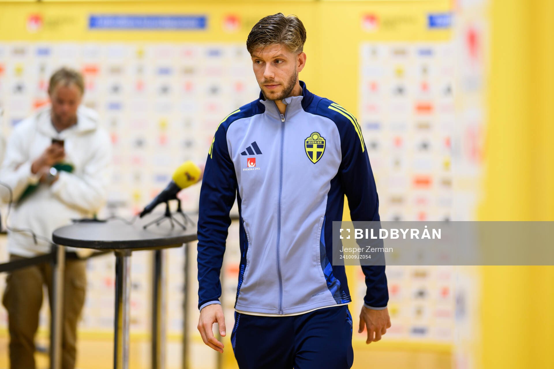 Anton Salétros of the Swedish men's football national team