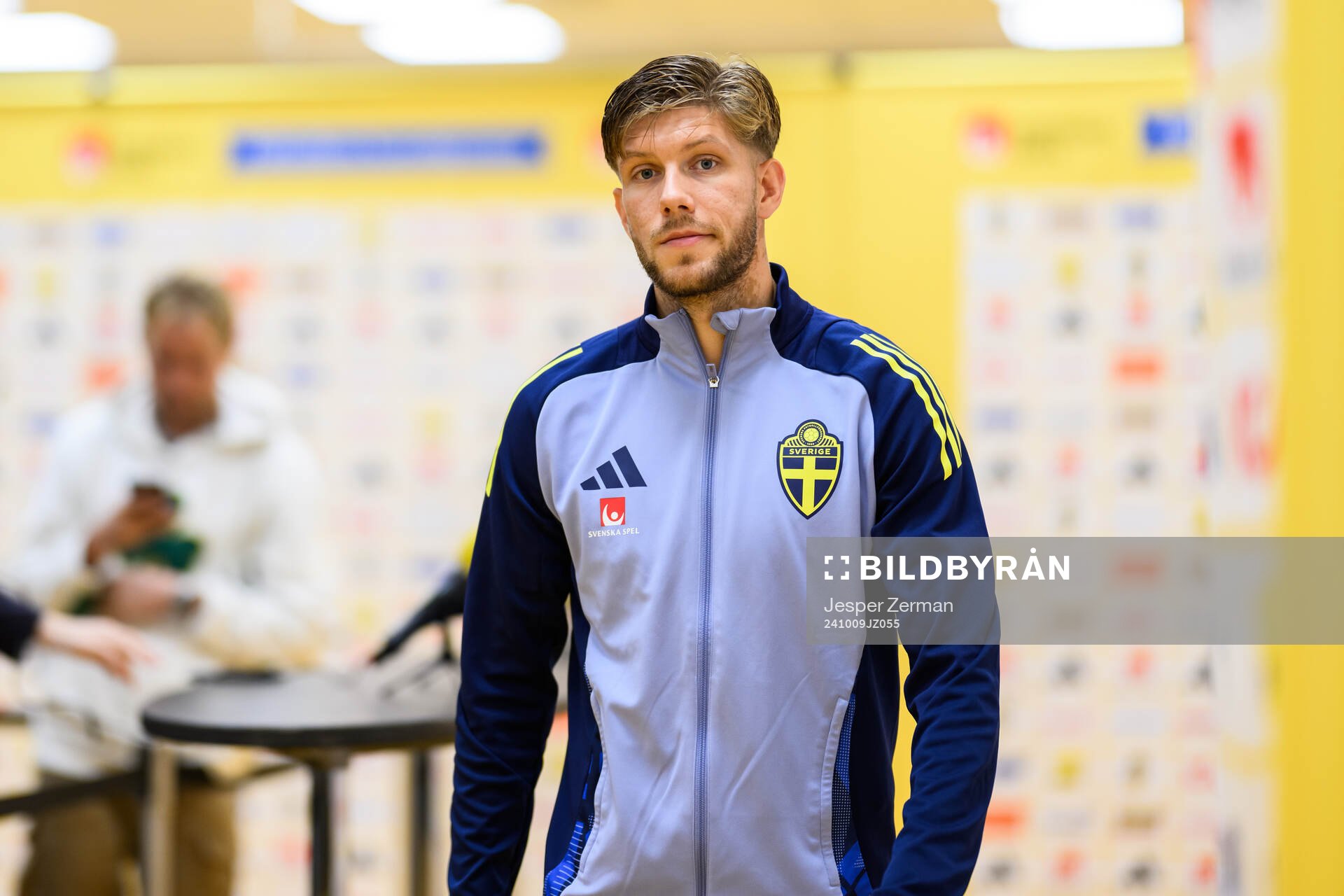 Anton Salétros of the Swedish men's football national team