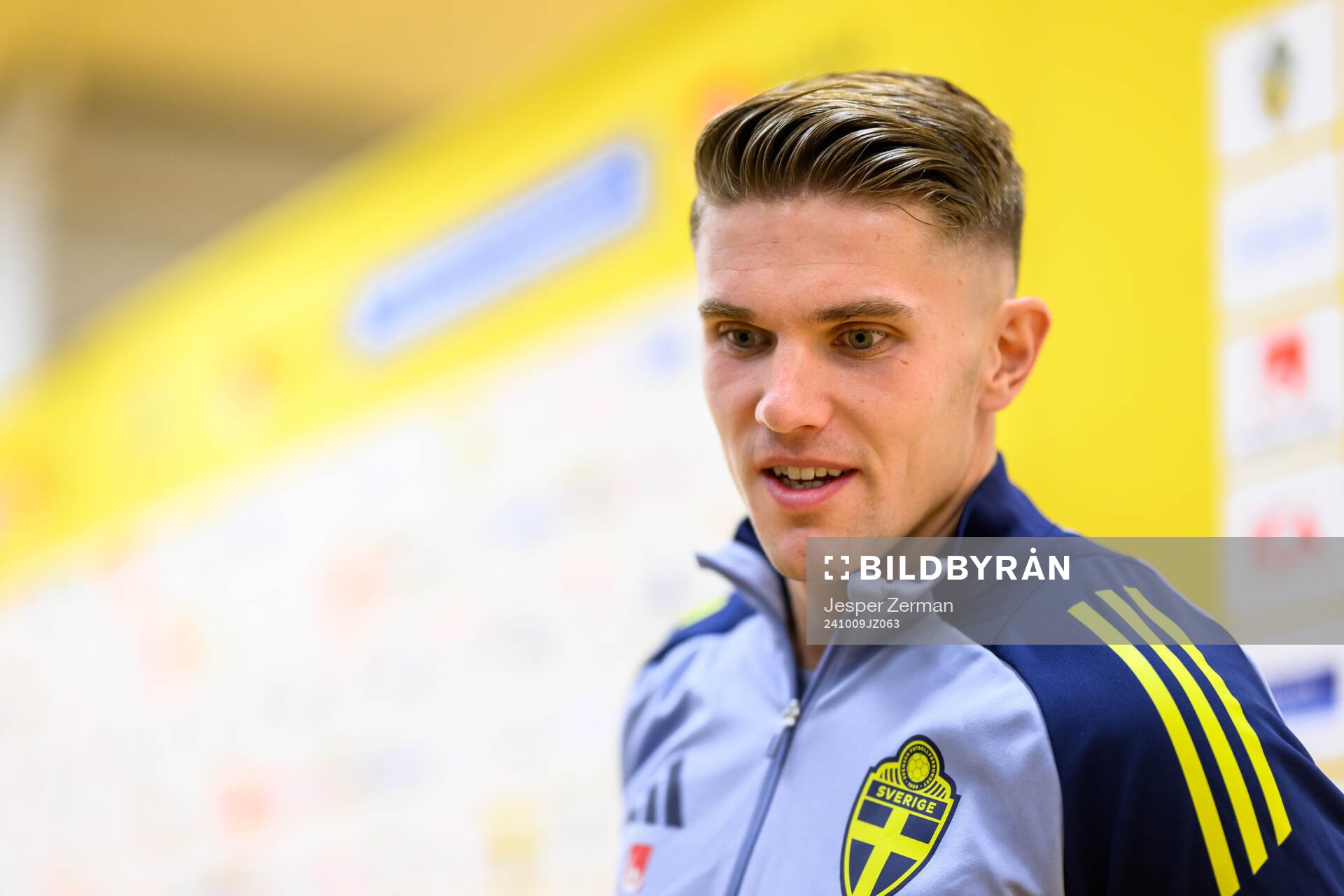 Viktor Gyökeres of the Swedish men's football national team