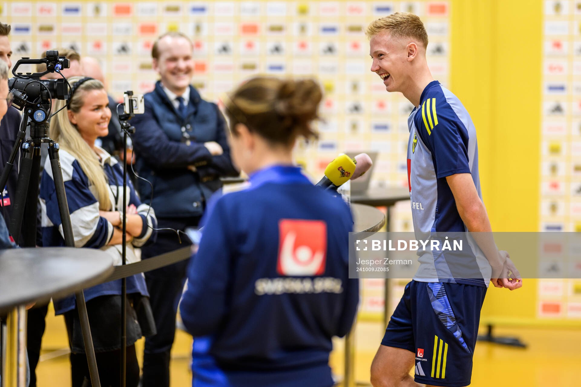 Hugo Larsson of the Swedish men's football national team