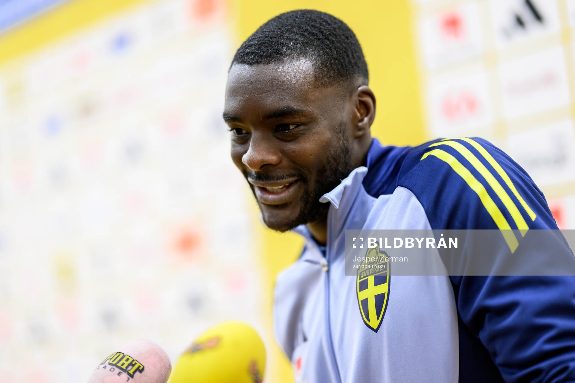Ken Sema of the Swedish men's football national team