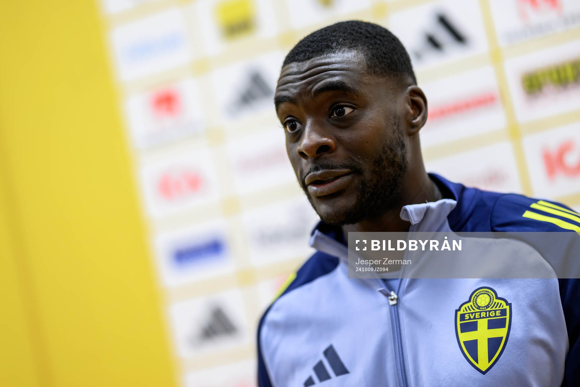 Ken Sema of the Swedish men's football national team