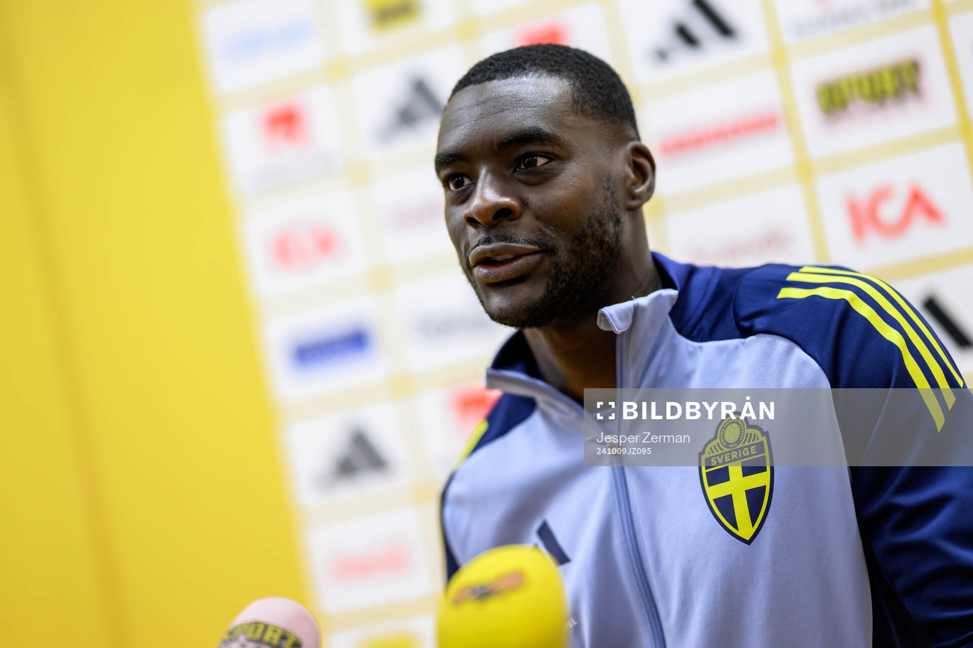 Ken Sema of the Swedish men's football national team