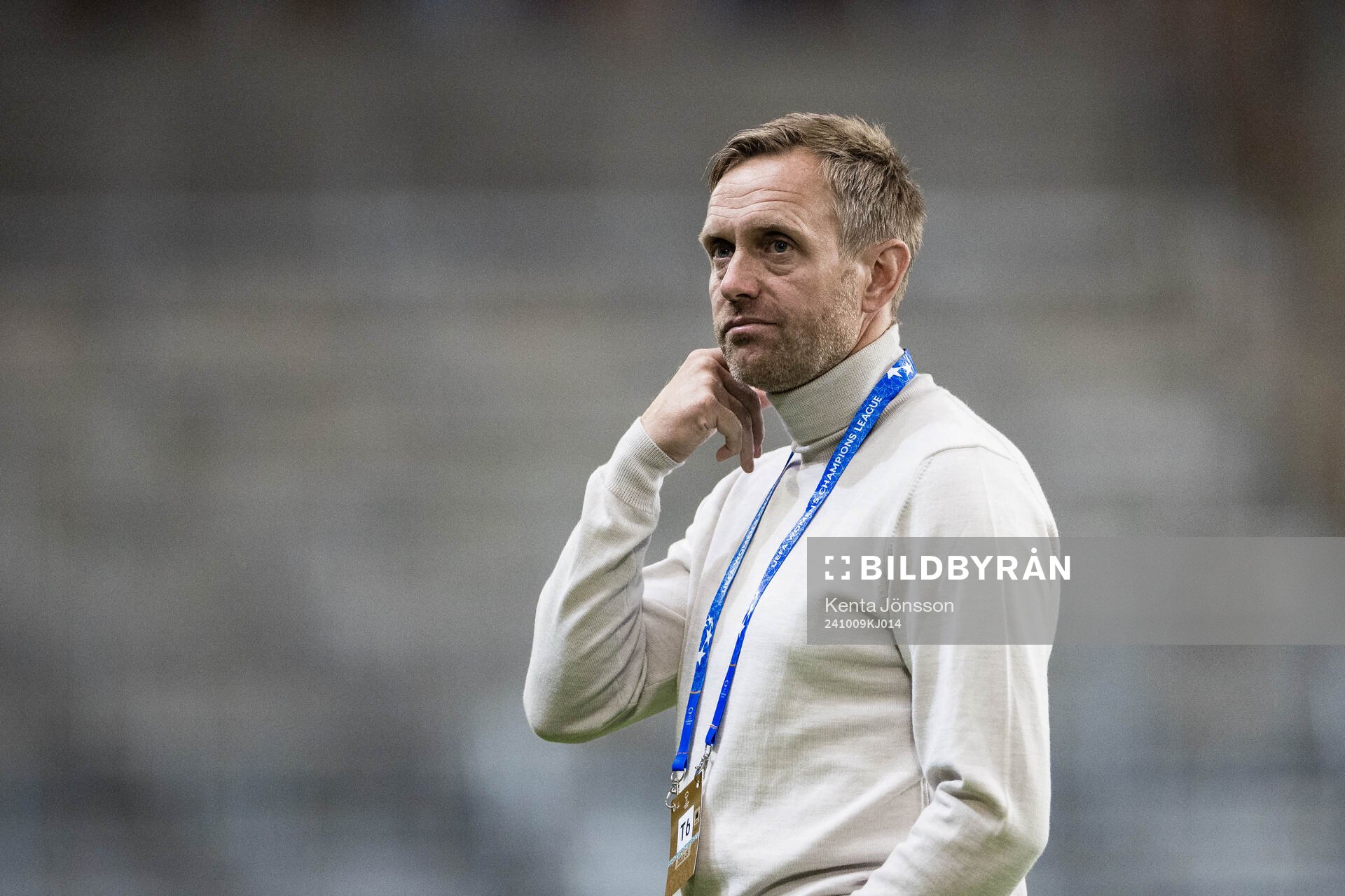 Coach Martin Sjögren of Hammarby