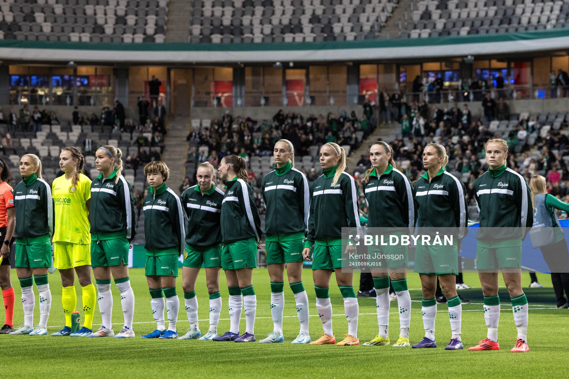 Players of Hammarby at line up