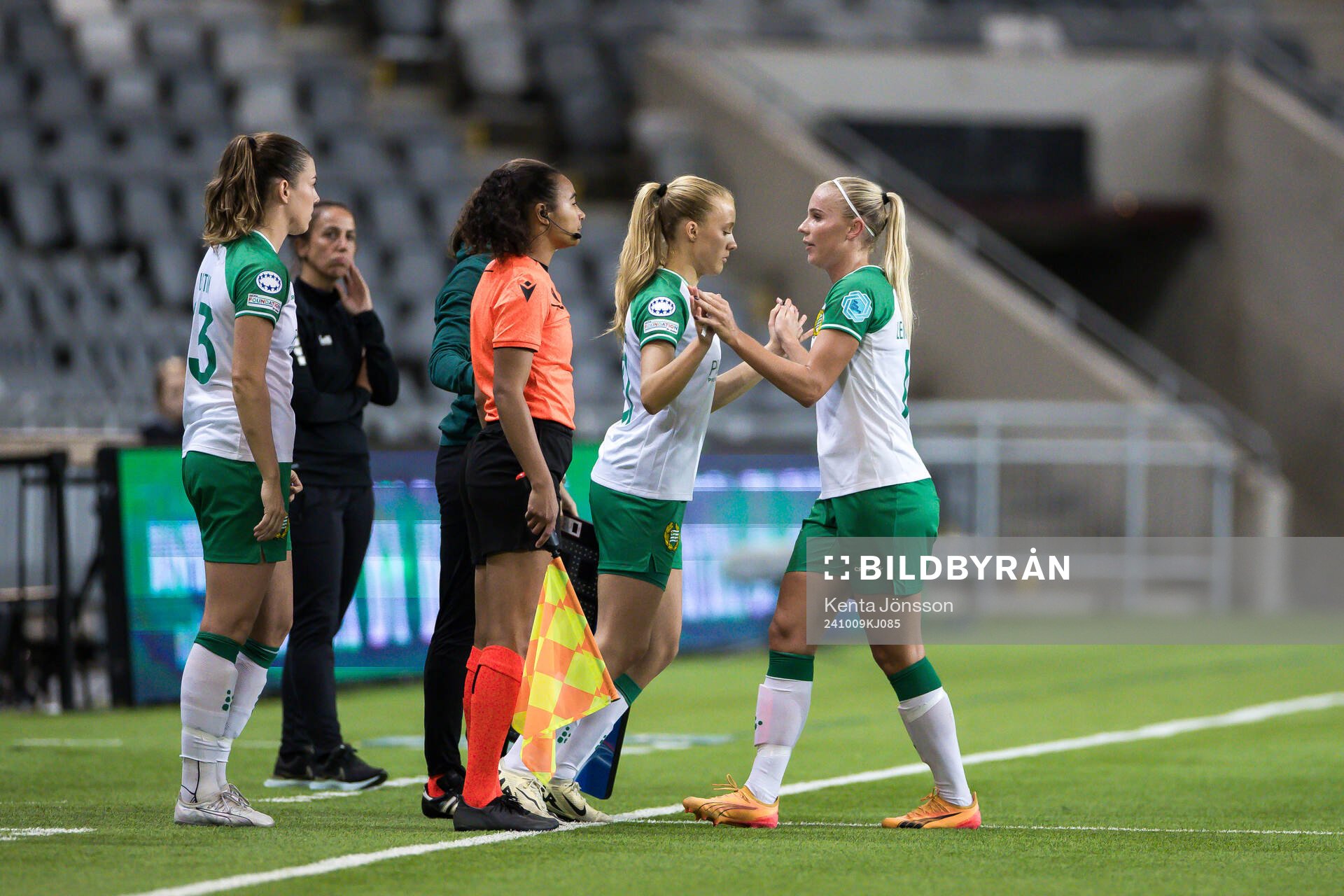 Emma Westin and Smilla Holmberg of Hammarby