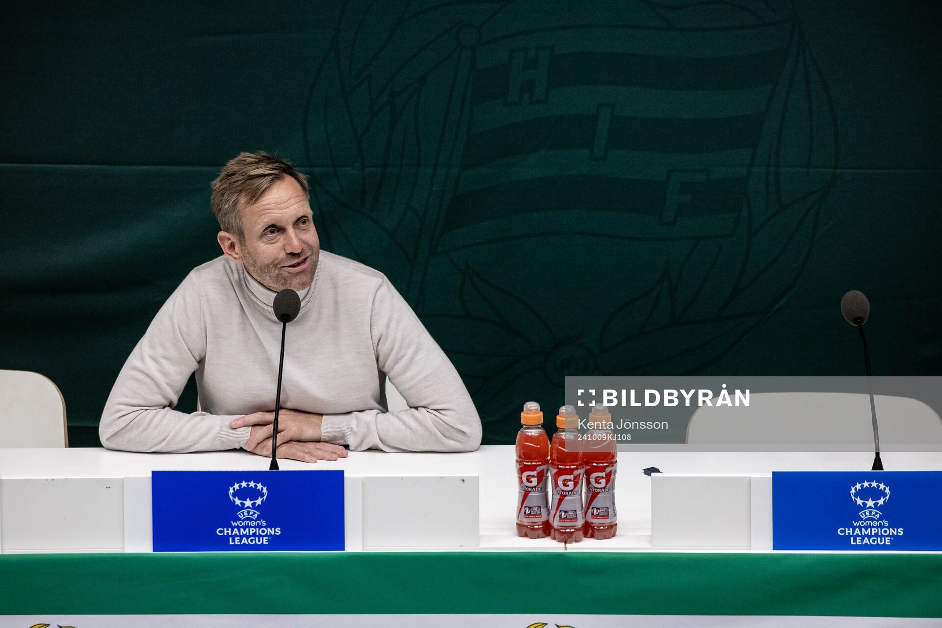 Coach Martin Sjögren of Hammarby