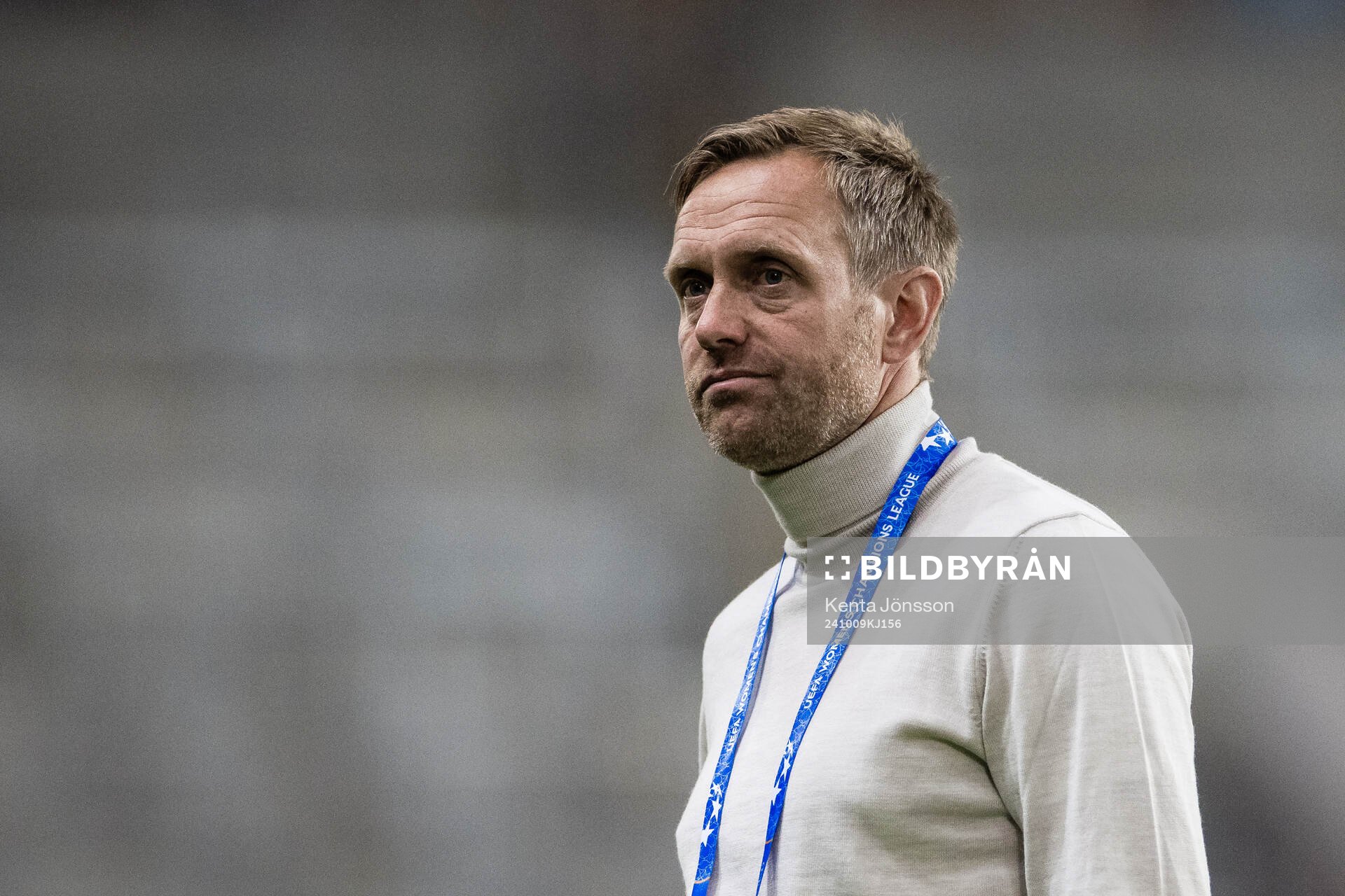 Coach Martin Sjögren of Hammarby