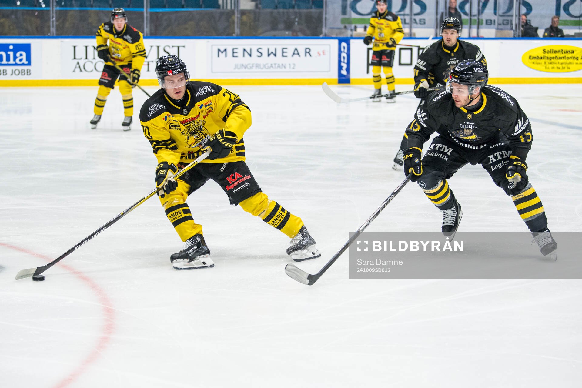 Vimmerbys Jesper Broeng och AIKs Jordan Bellerive