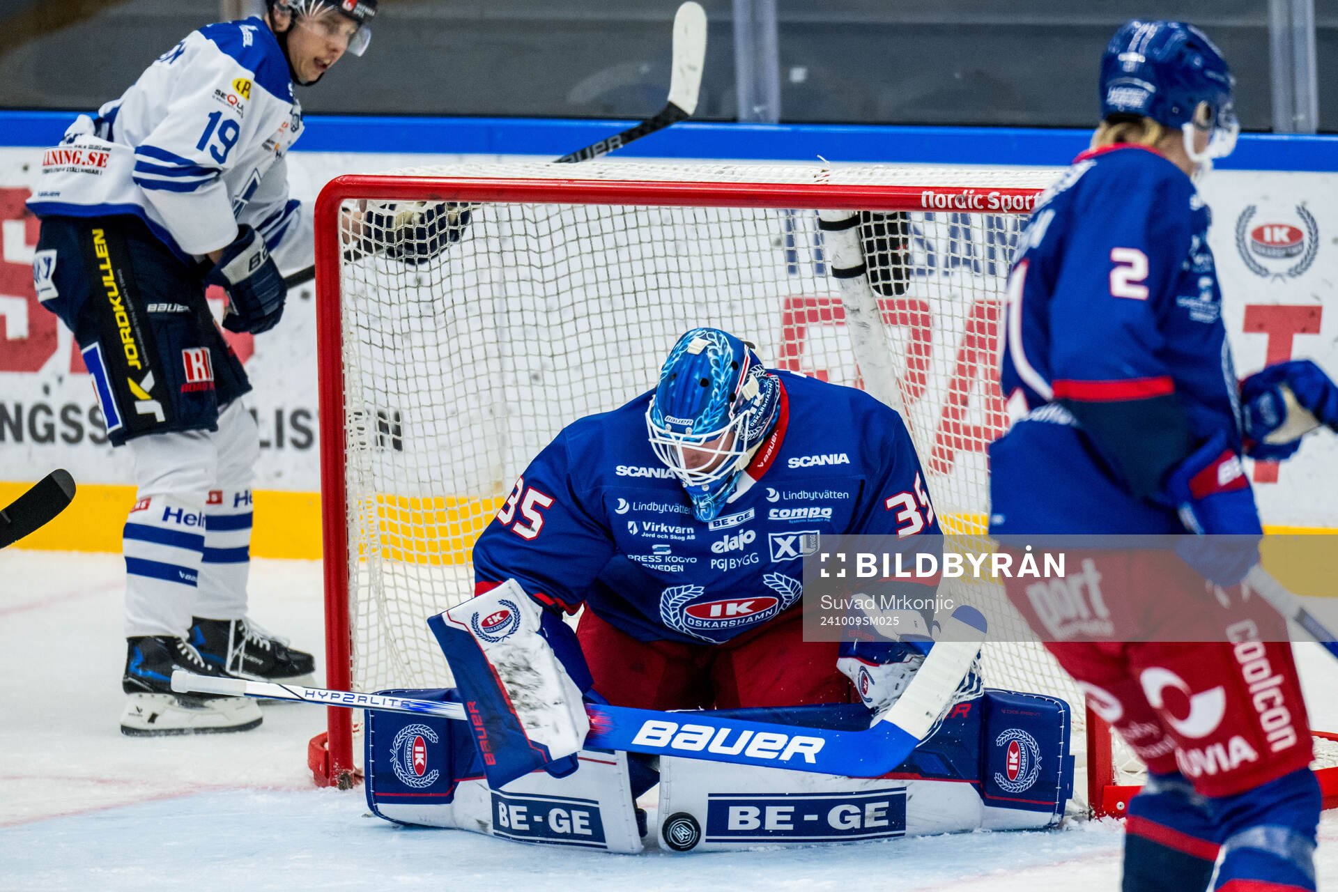 Oskarshamns målvakt Emil Kruse