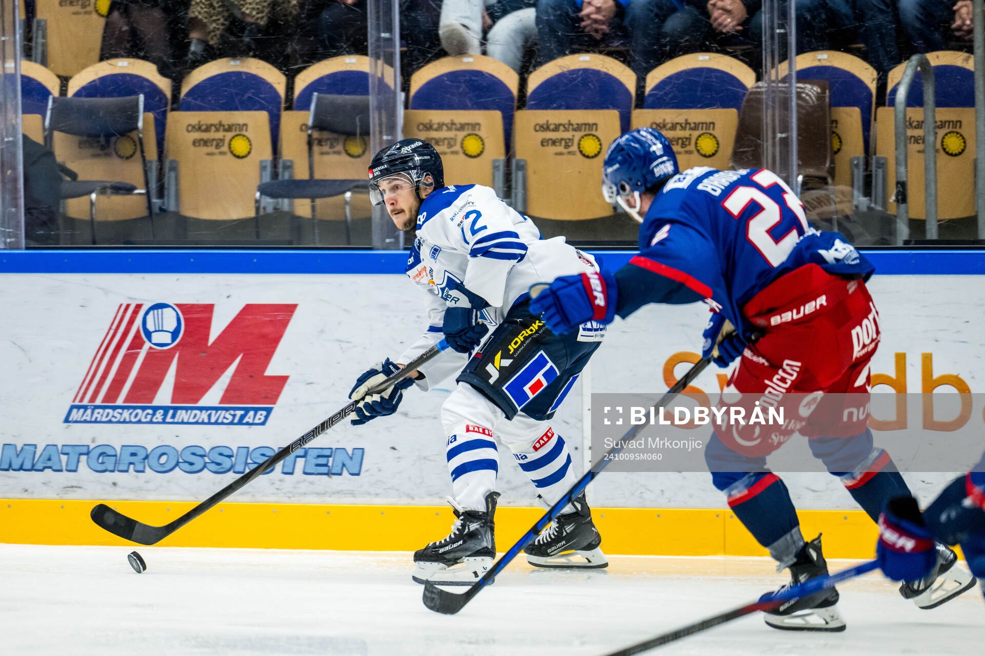Karlskogas Gustaf Thorell och Oskarshamns Nolan Walker