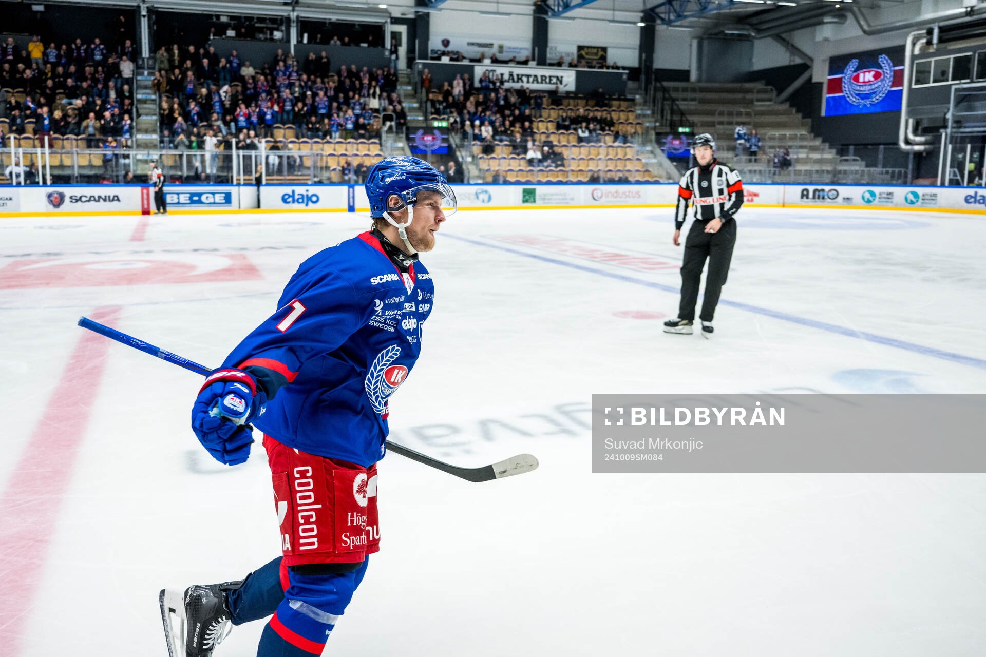 Oskarshamns Filip Sveningsson jublar