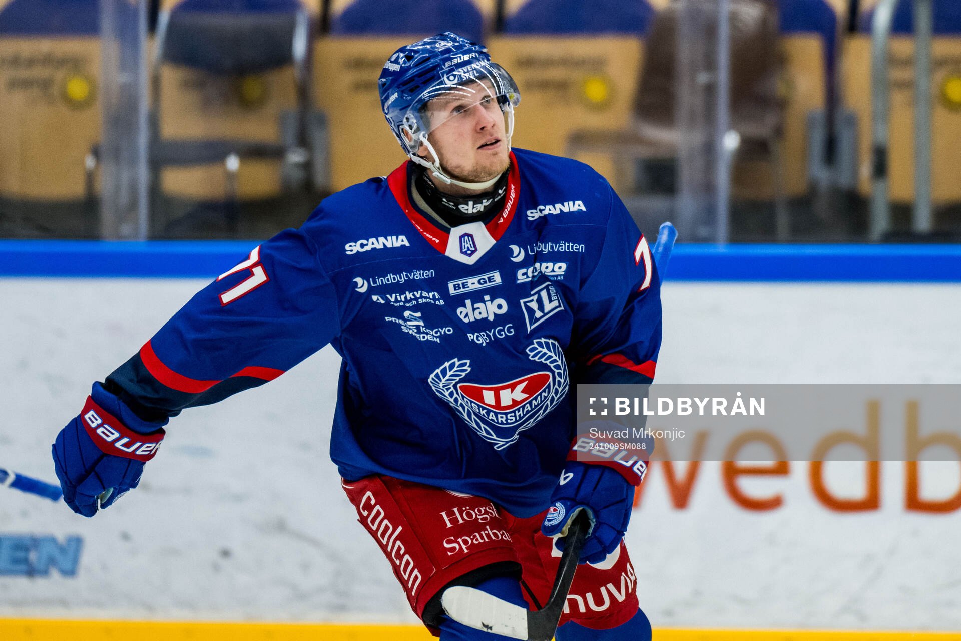 Oskarshamns Filip Sveningsson jublar