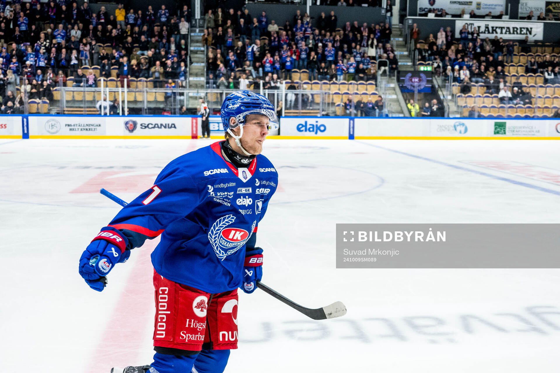 Oskarshamns Filip Sveningsson jublar